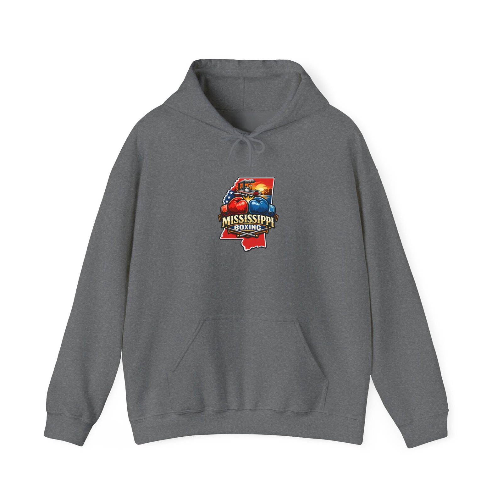 Mississippi Boating Hoodie – State Map Nautical Sunset Sweatshirt - Image 25