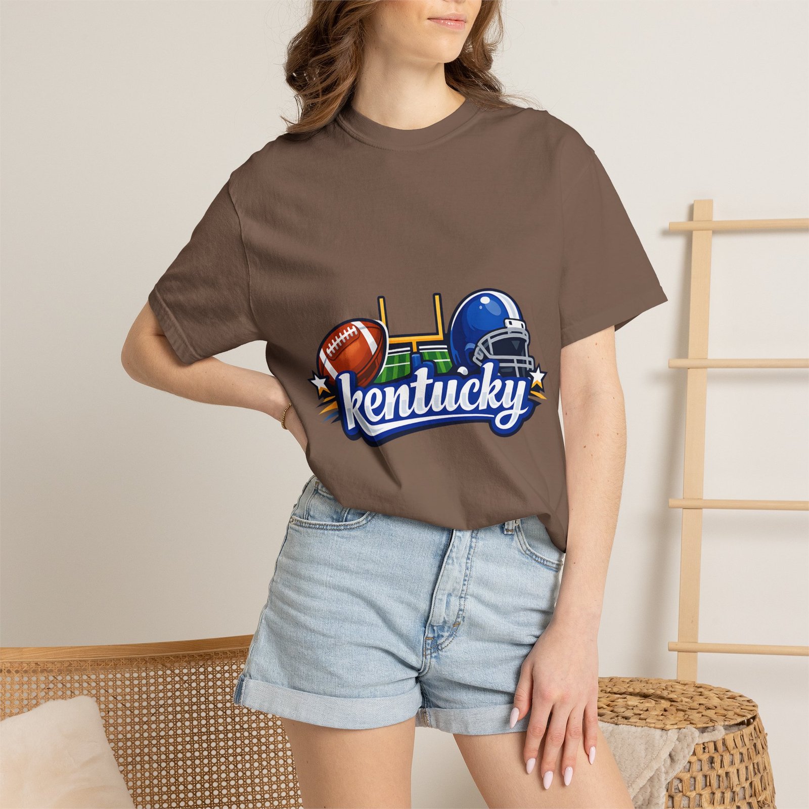 Kentucky Football Graphic T-Shirt — Helmet & Ball State Pride Tee - Image 74
