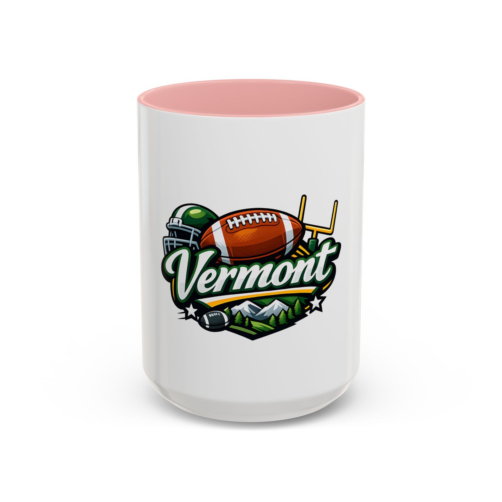 Vermont Football Coffee Mug — Accent 11/15oz - Image 25