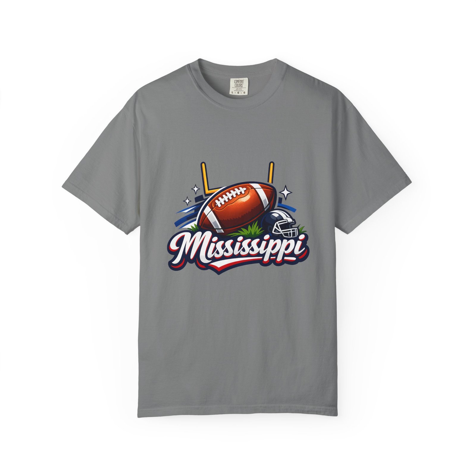 Mississippi Football T-Shirt — Retro Gridiron Logo Tee - Image 33