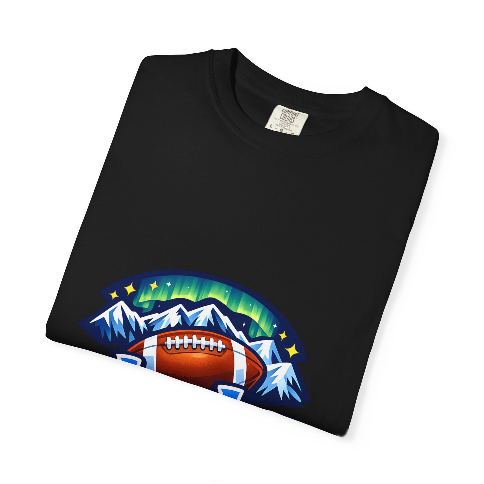 Alaska Football Bear Mountains T‑Shirt - Image 43