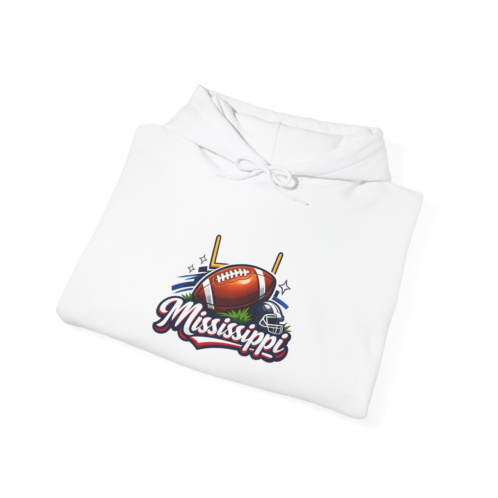 Mississippi Football Hoodie – Vintage State Pride Pullover - Image 4