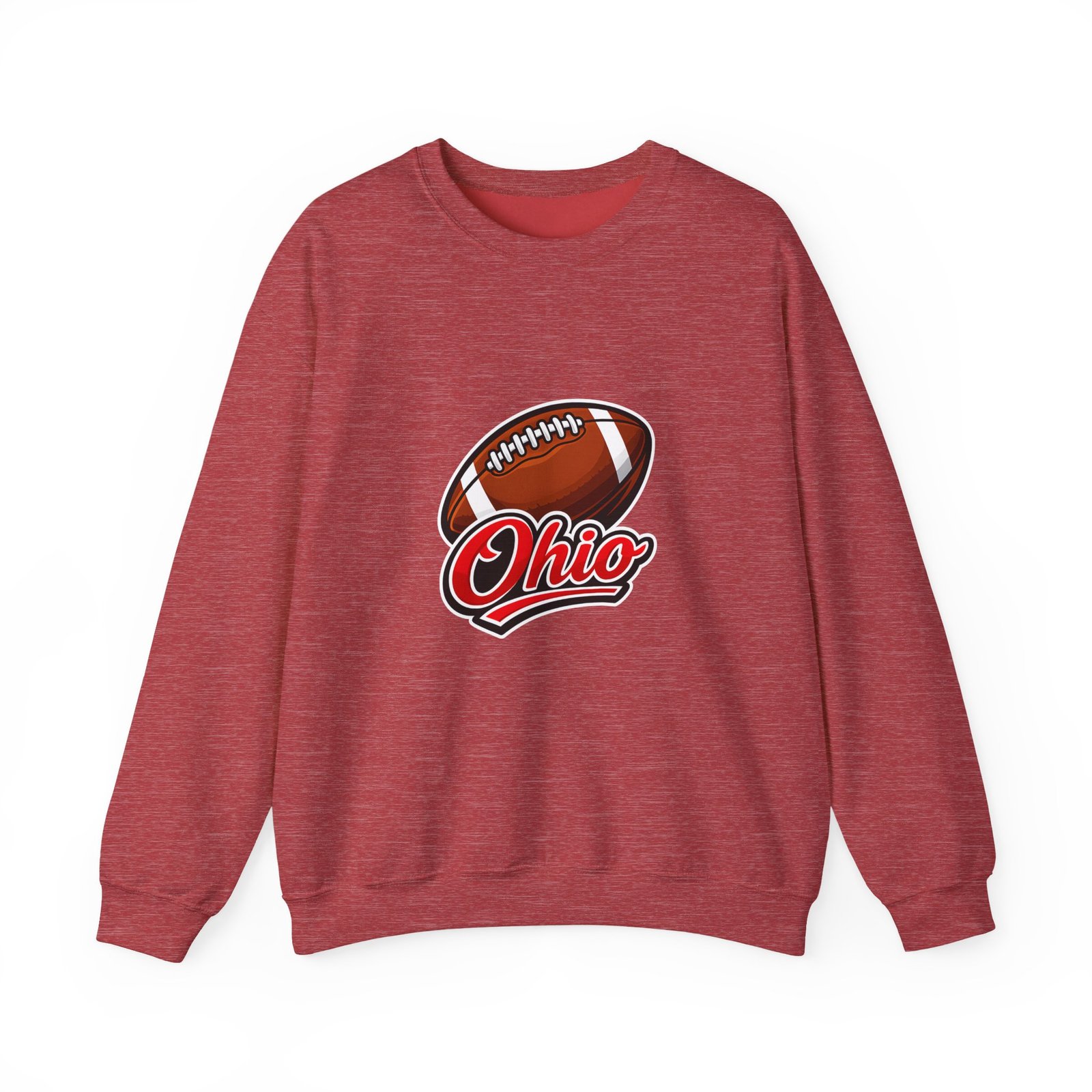 Crewneck Sweatshirt — Ohio Football Logo Crewneck - Image 41