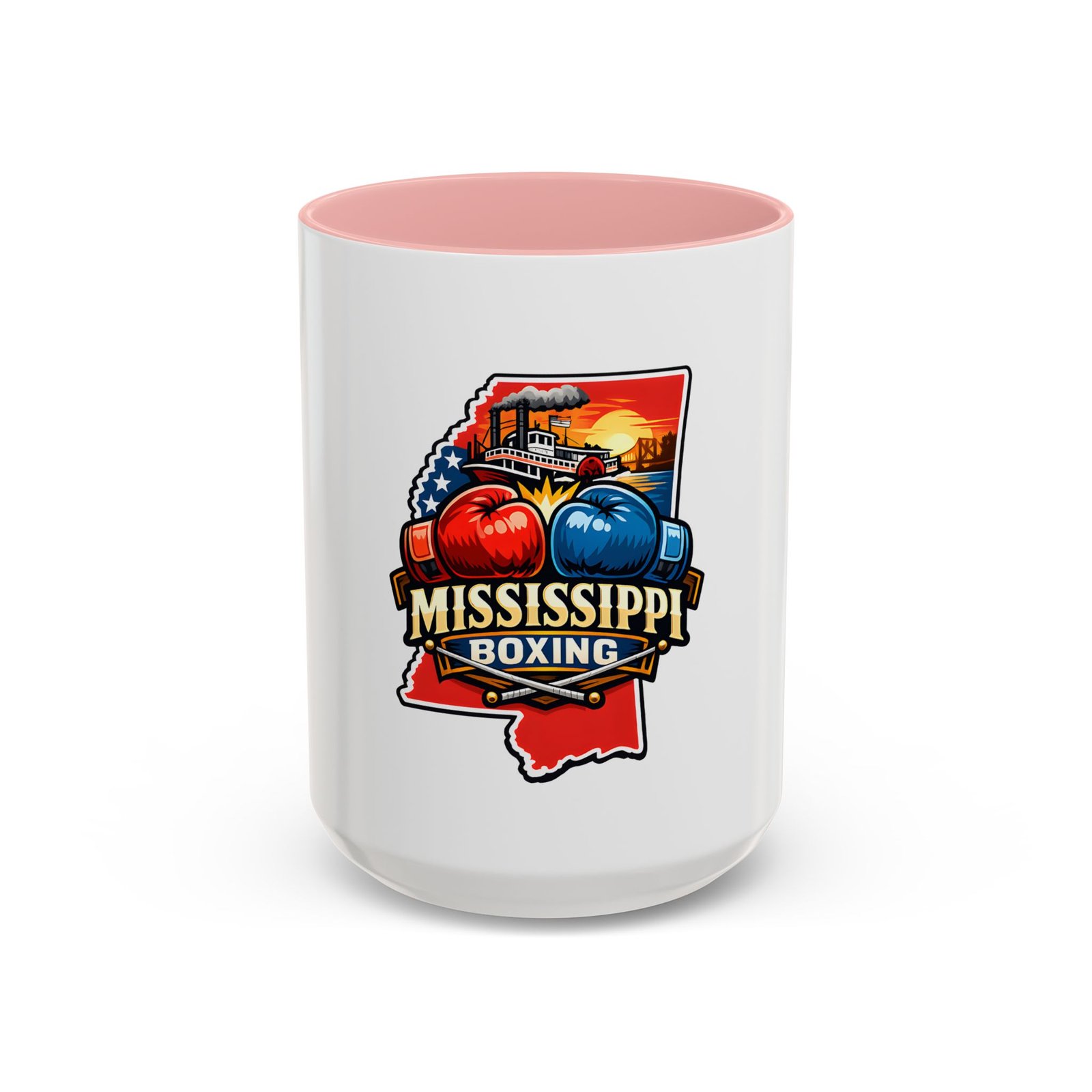 Mississippi Boxing Coffee Mug — State Pride Accent Mug (11/15 oz) - Image 25