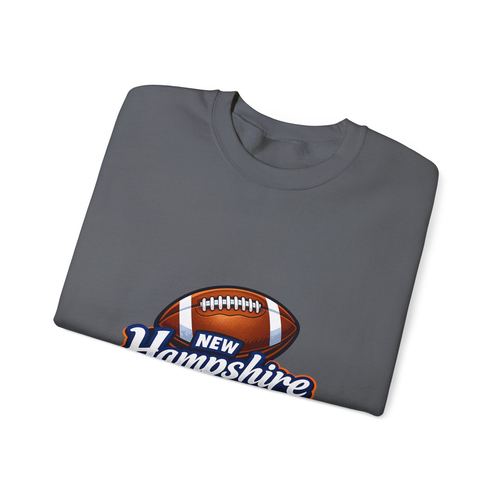 New Hampshire Football Crewneck Sweatshirt — Retro State Football Logo - Image 39