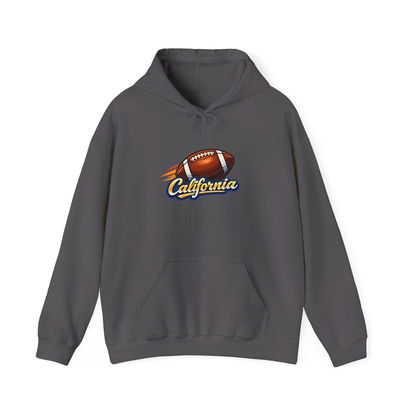 California Football Hoodie — Vintage Script Football Pullover - Image 33