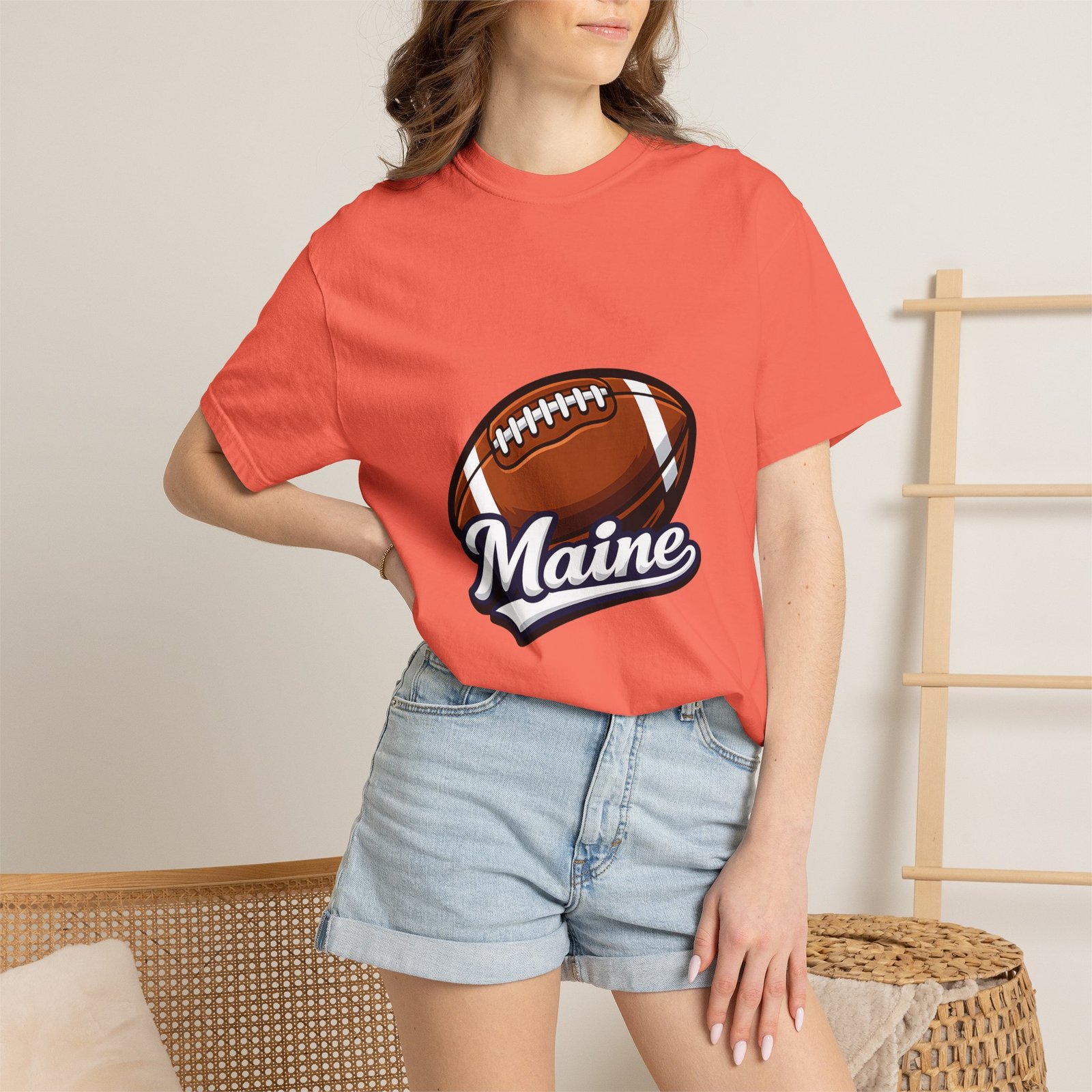 Maine Football T-Shirt — Vintage Football Graphic Tee - Image 12