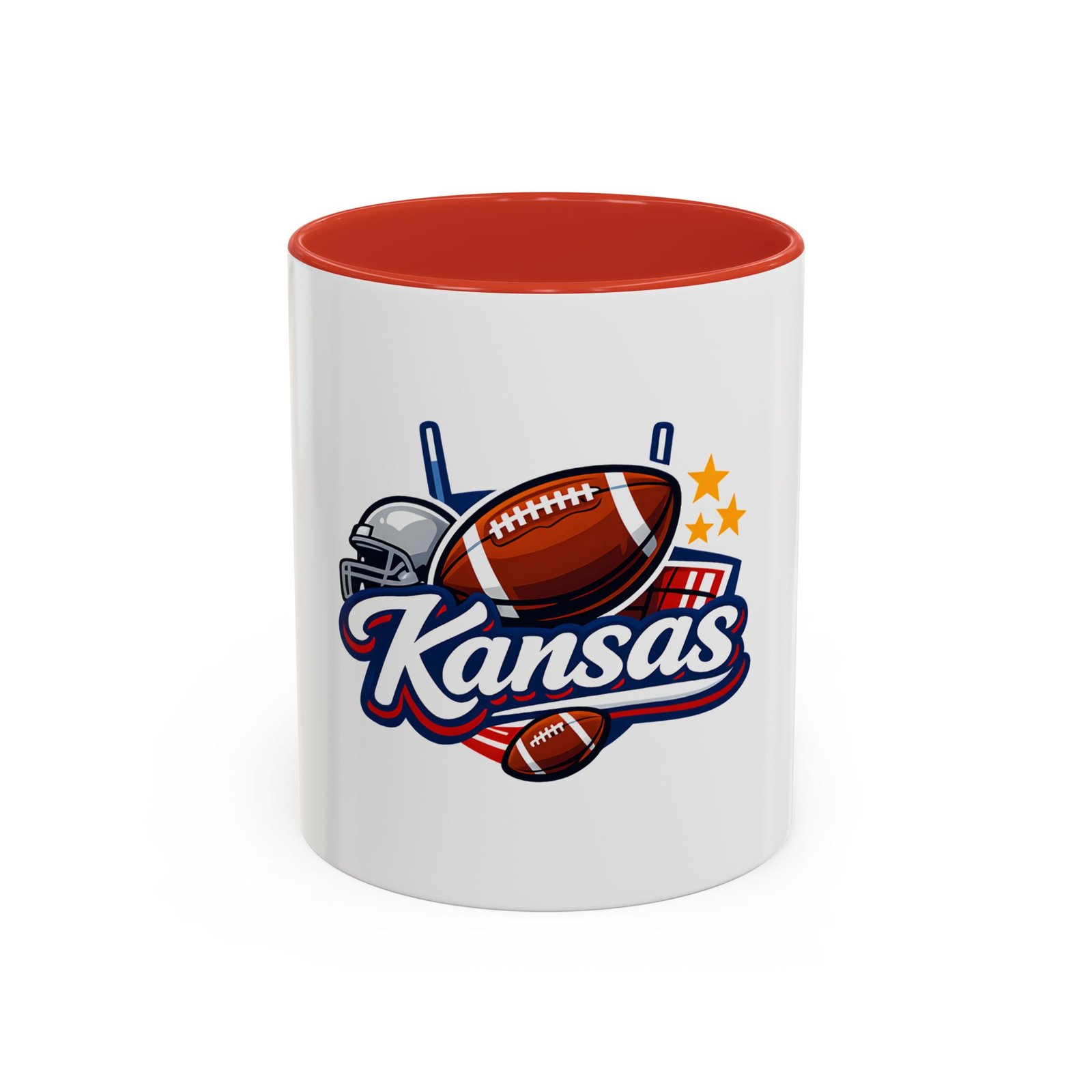 Kansas Football Coffee Mug — Accent 11/15oz - Image 13