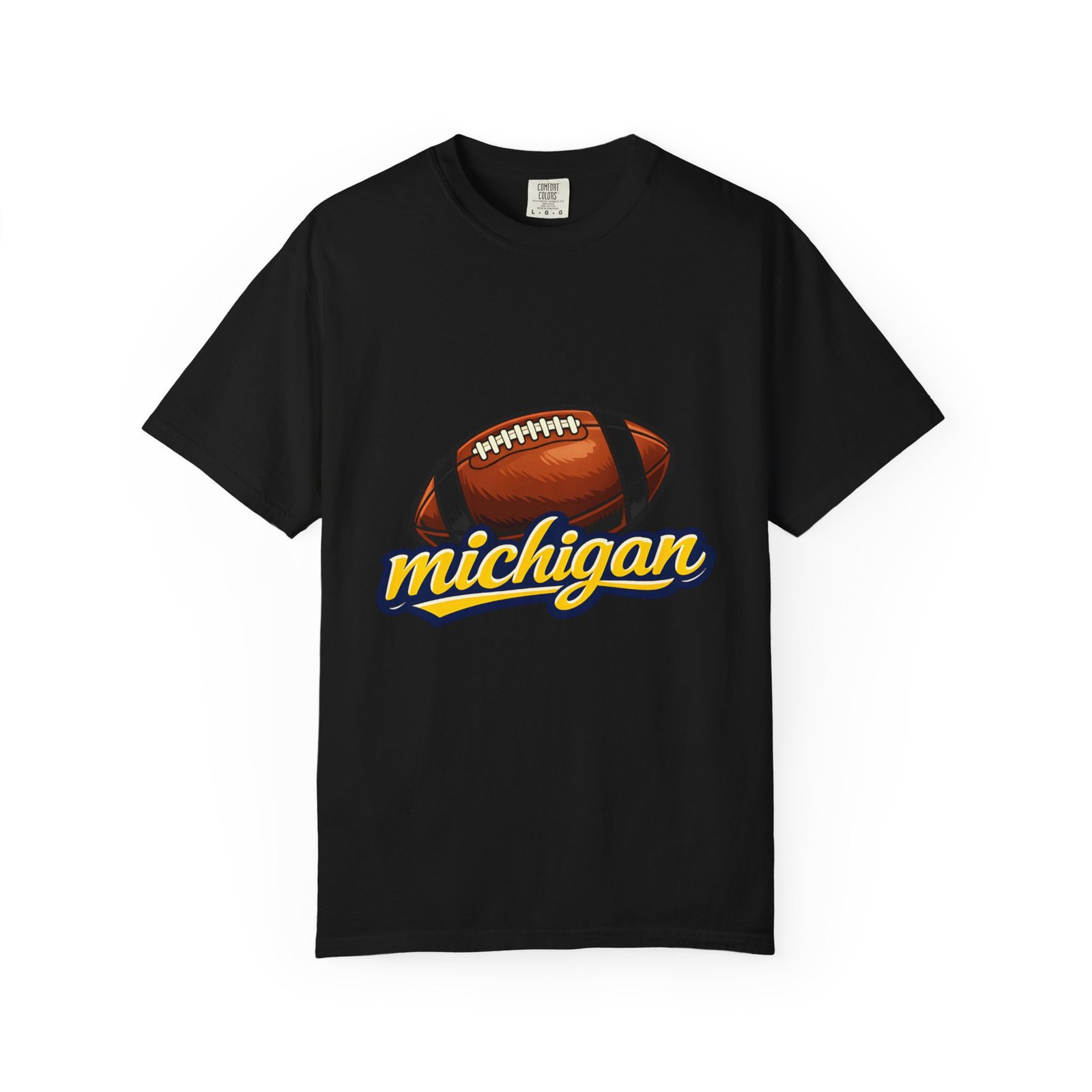 Michigan Football T-Shirt — Vintage Script Logo Tee - Image 49