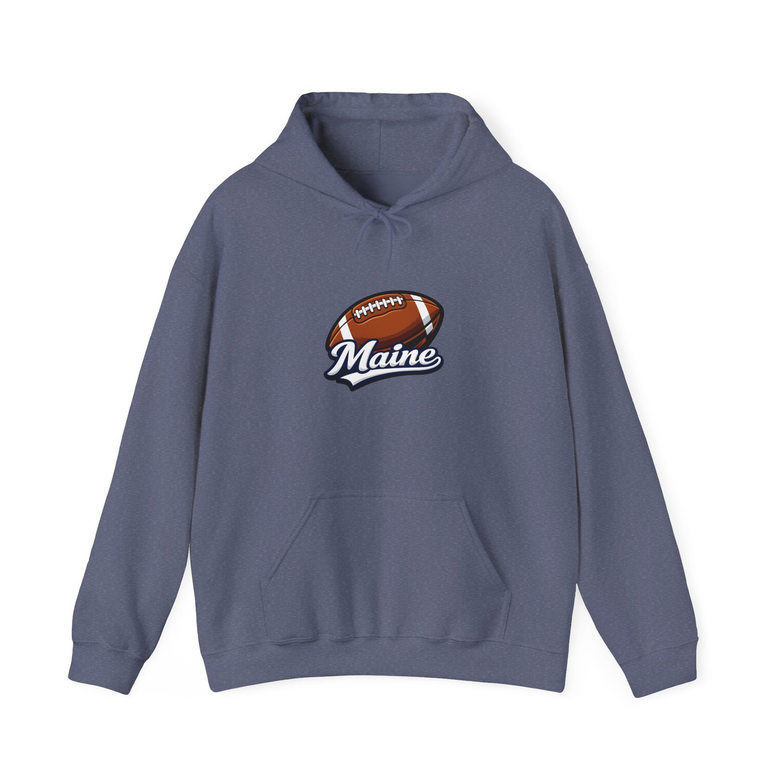 Maine Football Hoodie — Vintage Football Logo Pullover - Image 37