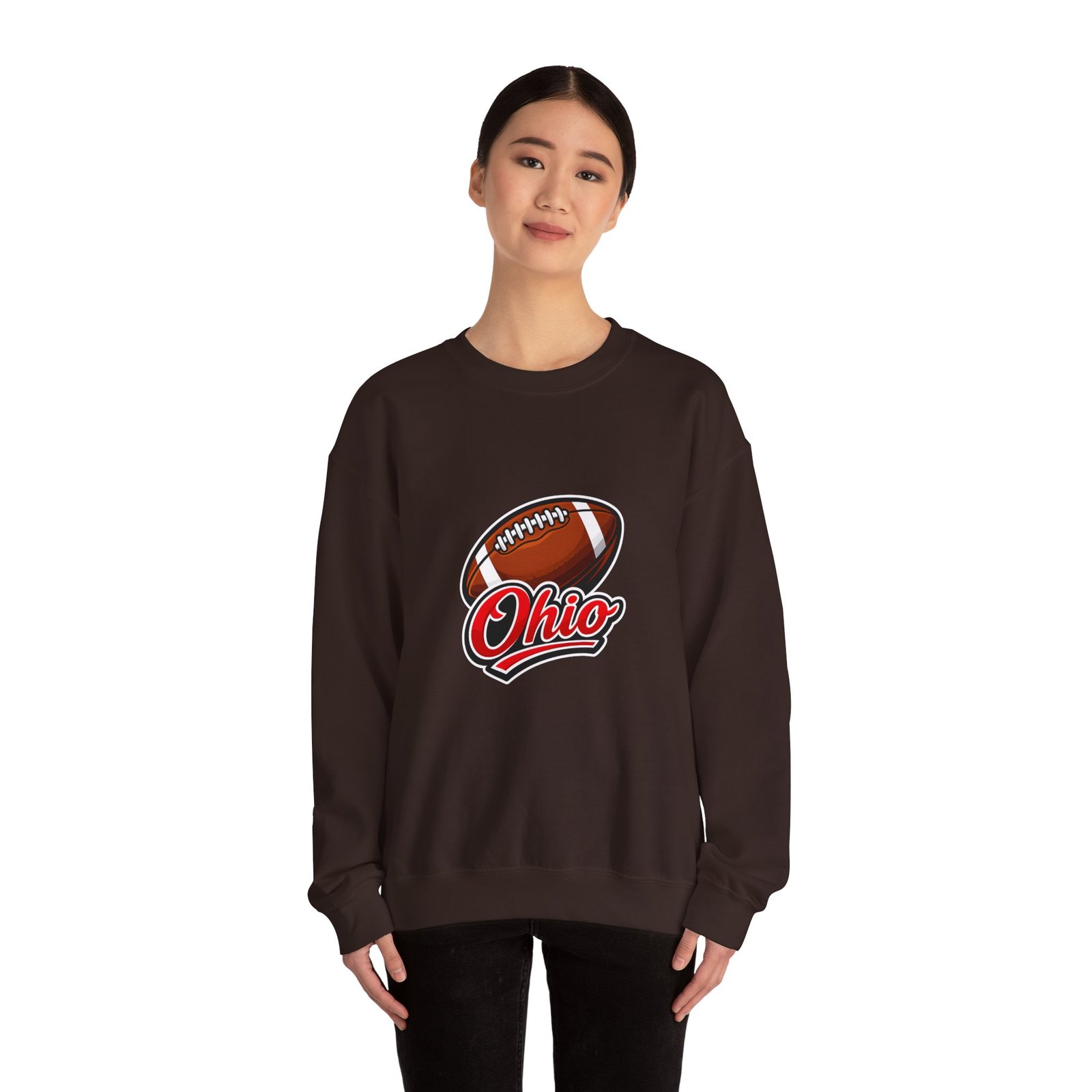 Crewneck Sweatshirt — Ohio Football Logo Crewneck - Image 28