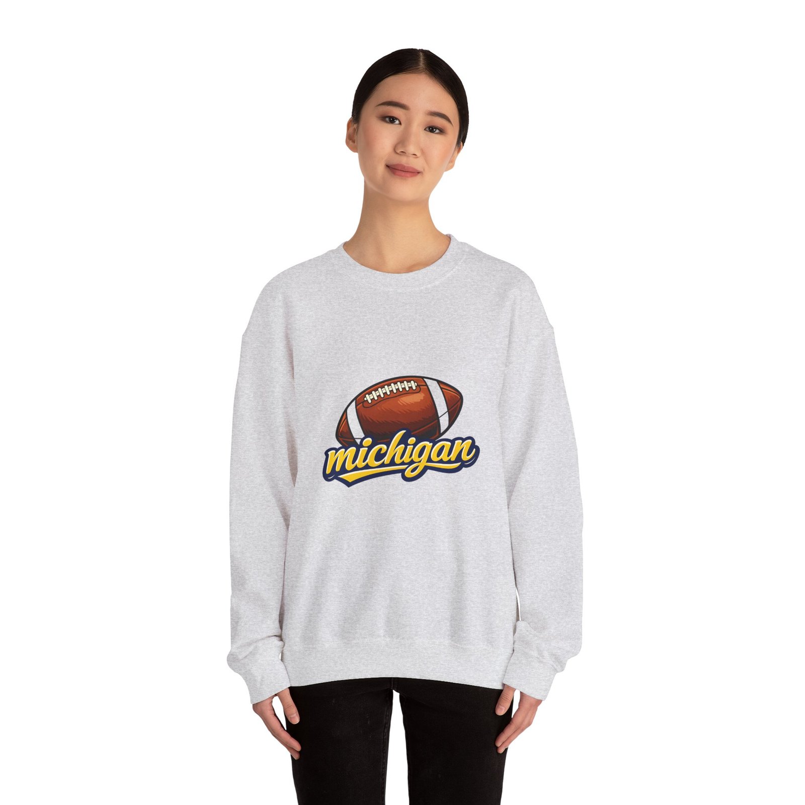 Michigan Football Crewneck Sweatshirt - Image 8
