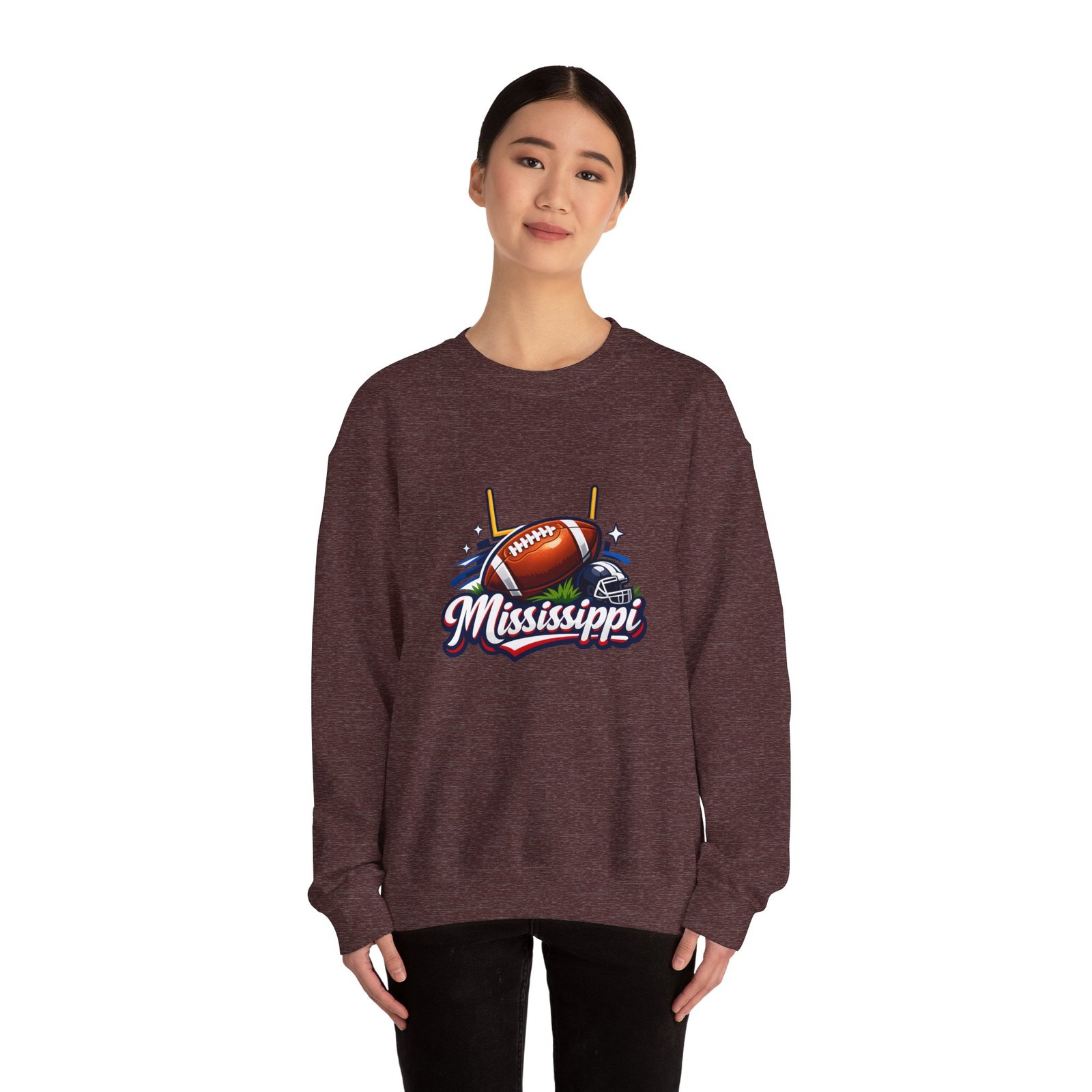 Mississippi Football Crewneck Sweatshirt - Image 16