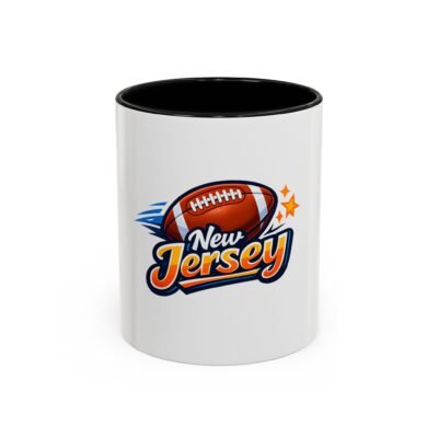 New Jersey Football Accent Coffee Mug – 11/15oz