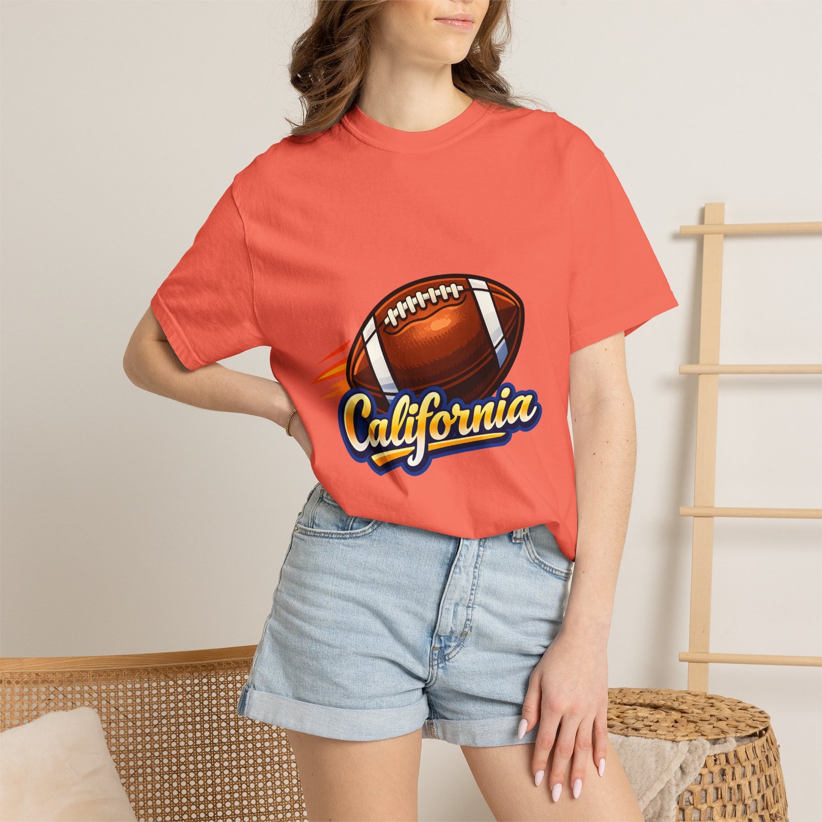California Football T-Shirt — Vintage Style Gridiron Tee - Image 12