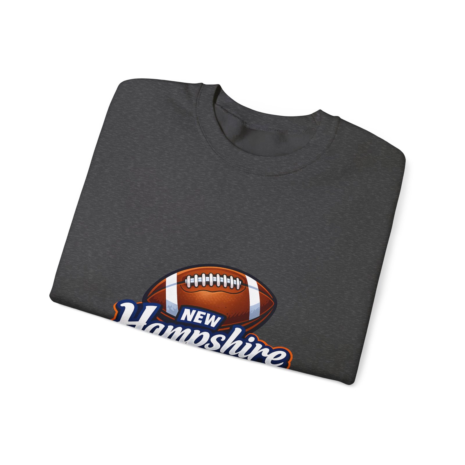 New Hampshire Football Crewneck Sweatshirt — Retro State Football Logo - Image 35