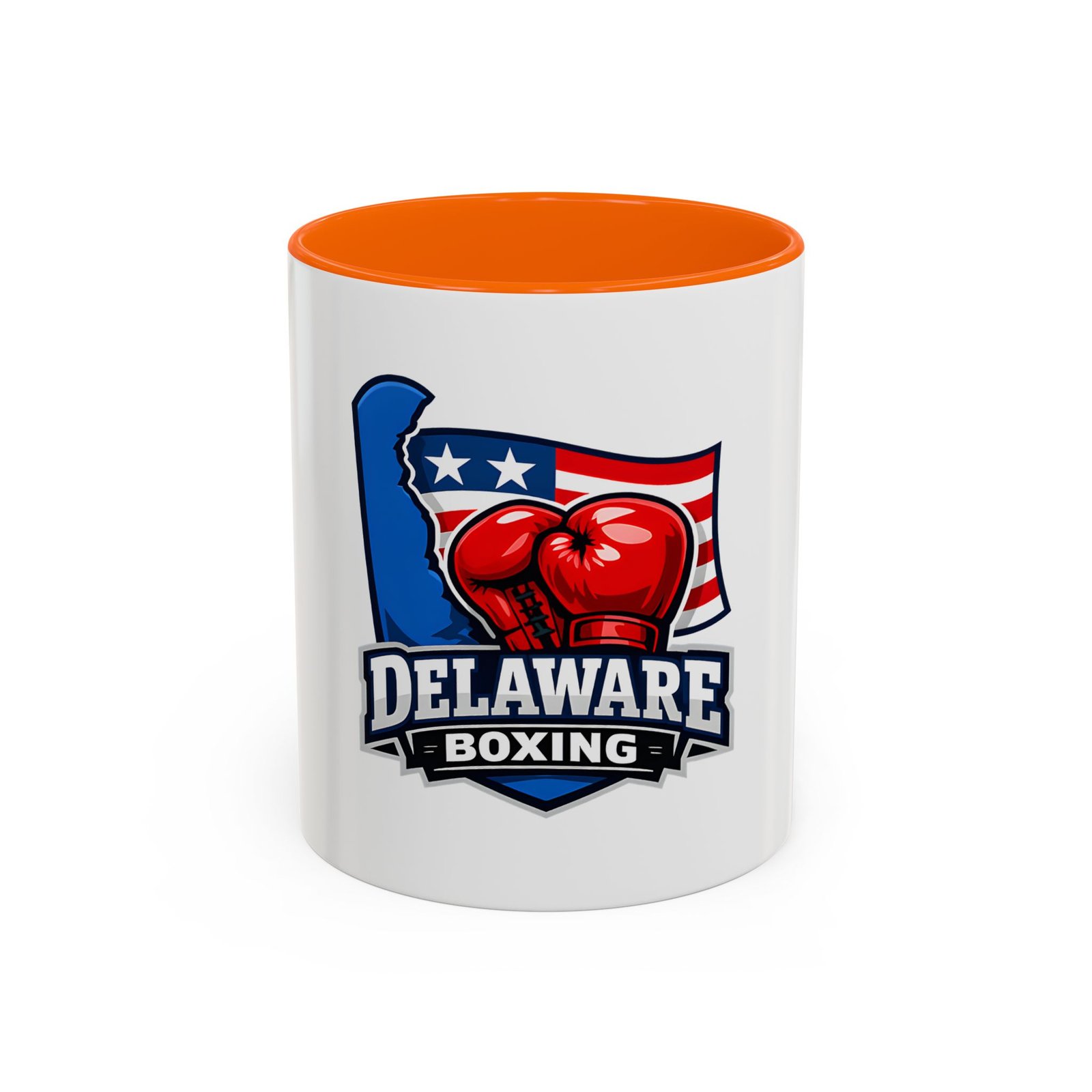 Delaware Boxing Coffee Mug — 11/15oz Accent Mug with American Flag & Boxing Gloves - Image 41