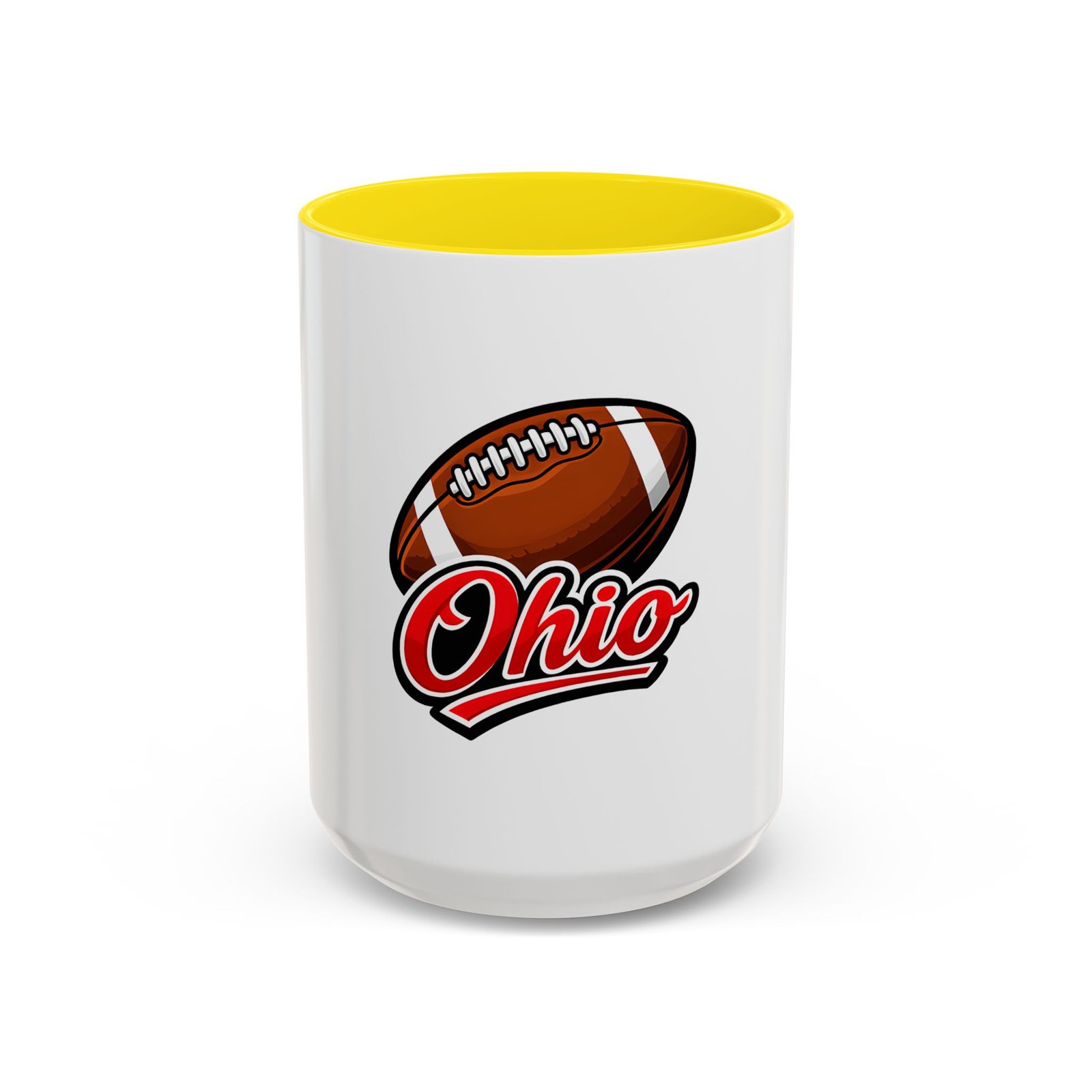 Ohio Football Accent Coffee Mug – 11/15oz Team Spirit Mug - Image 53