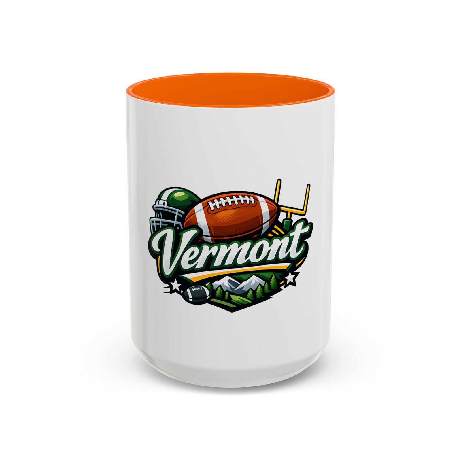 Vermont Football Coffee Mug — Accent 11/15oz - Image 49