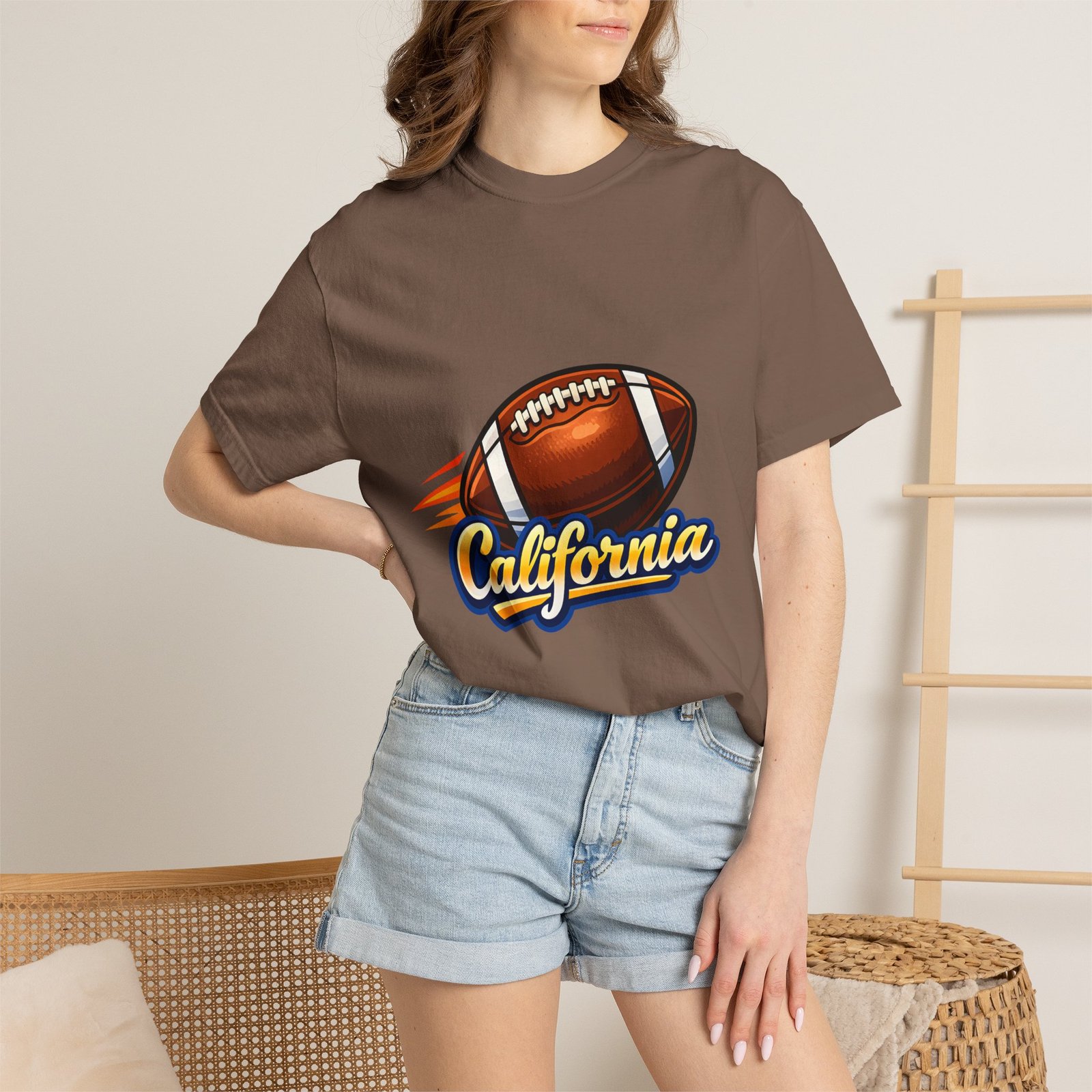 California Football T-Shirt — Vintage Style Gridiron Tee - Image 28