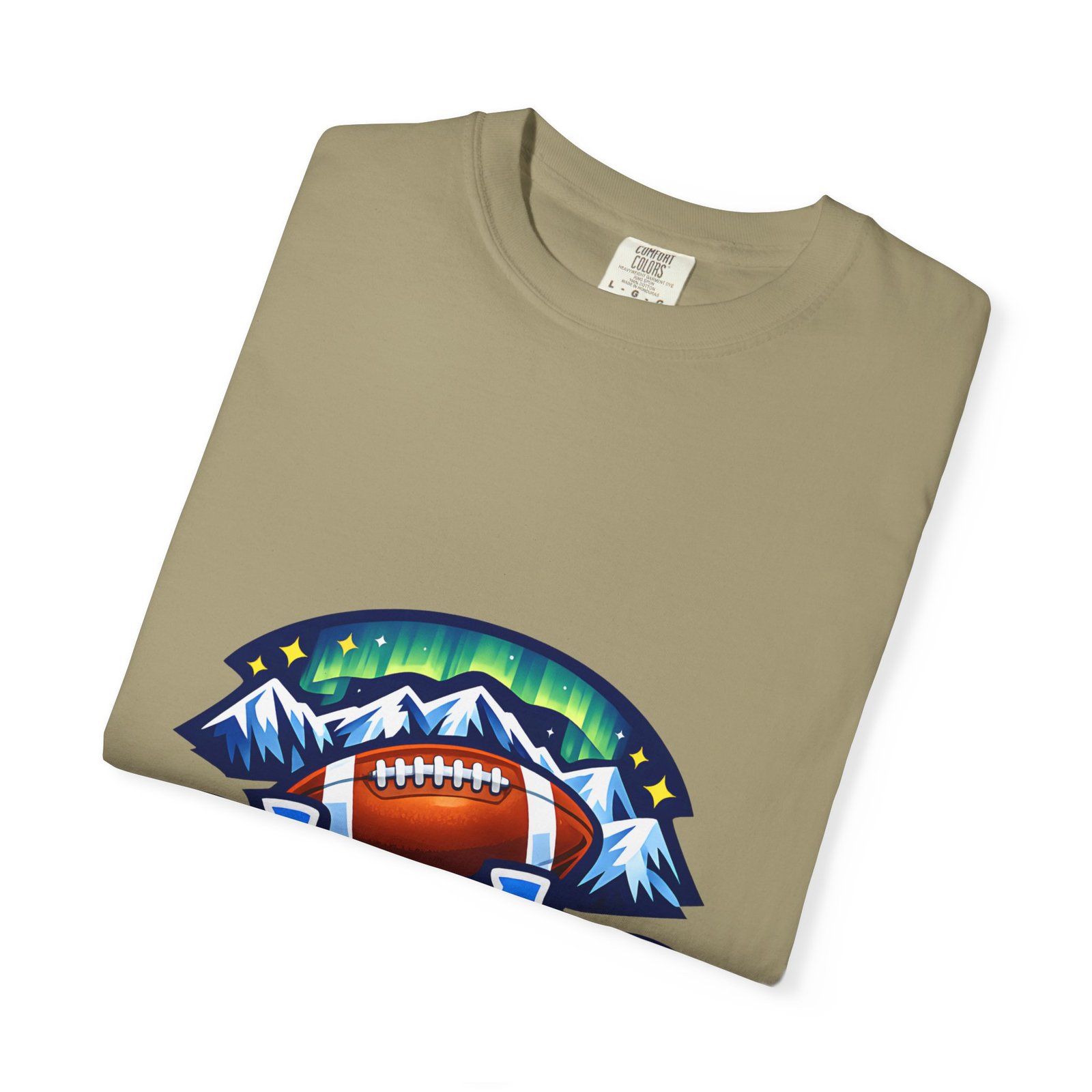 Alaska Football Bear Mountains T‑Shirt - Image 58