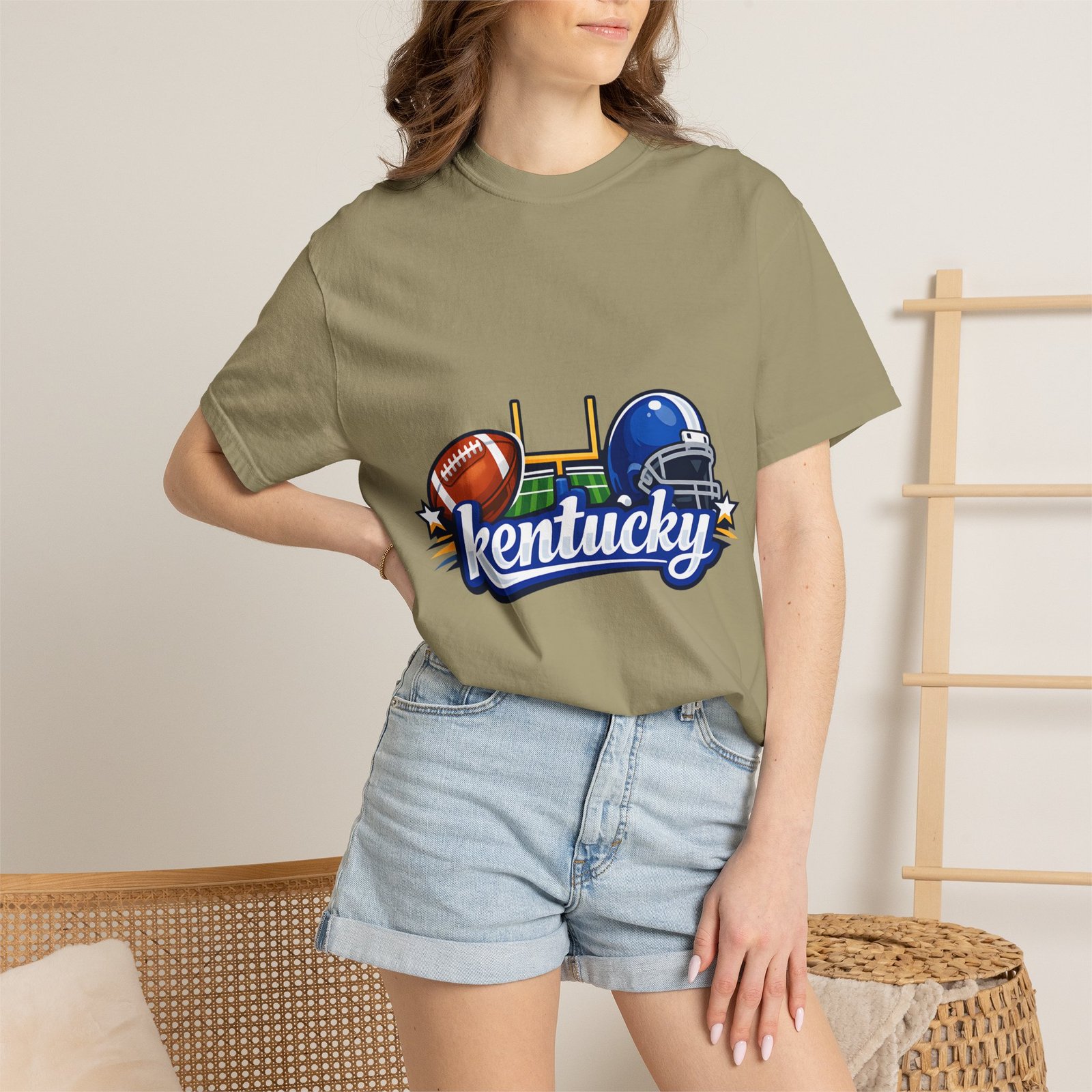 Kentucky Football Graphic T-Shirt — Helmet & Ball State Pride Tee - Image 59