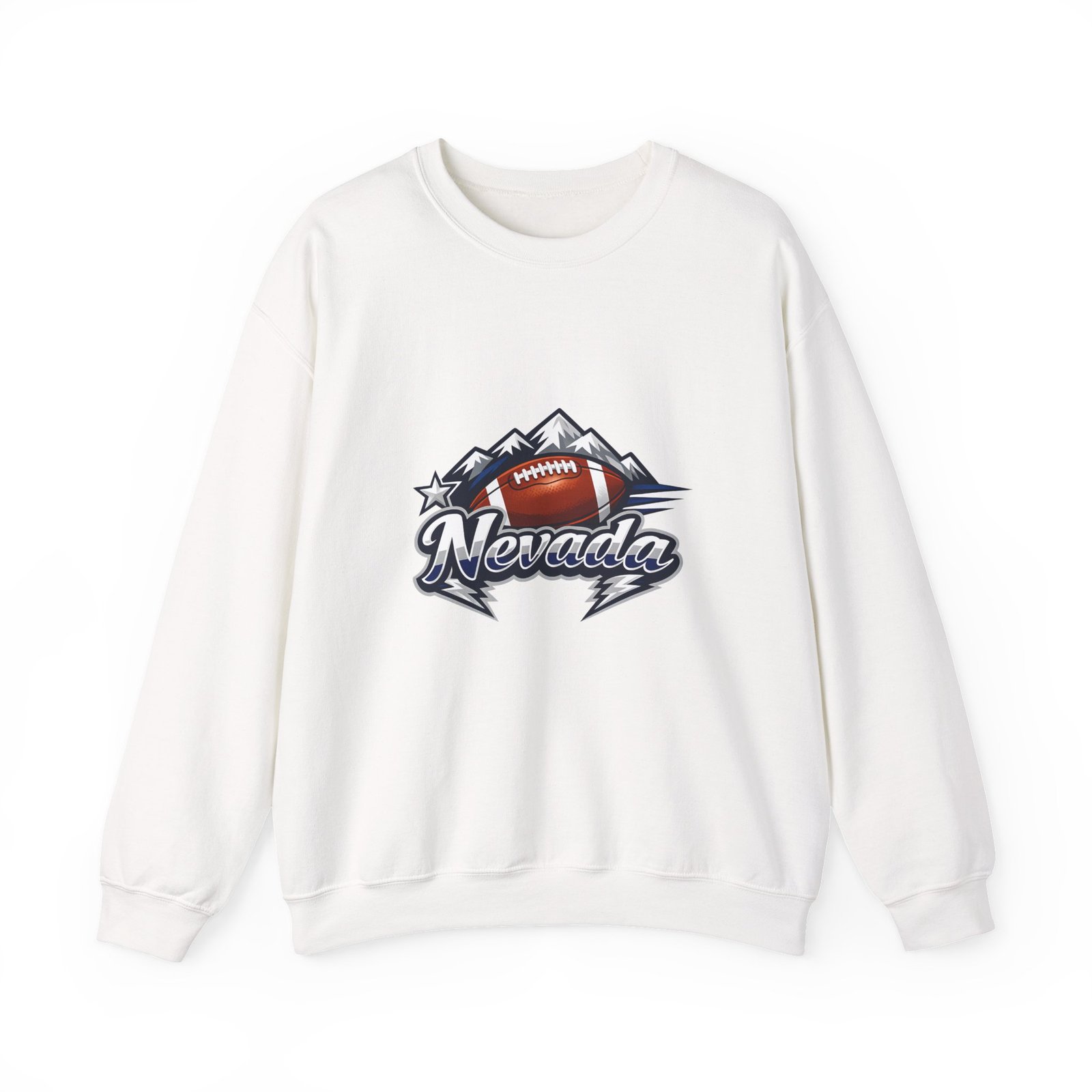 Nevada Football Mountain Crewneck Sweatshirt