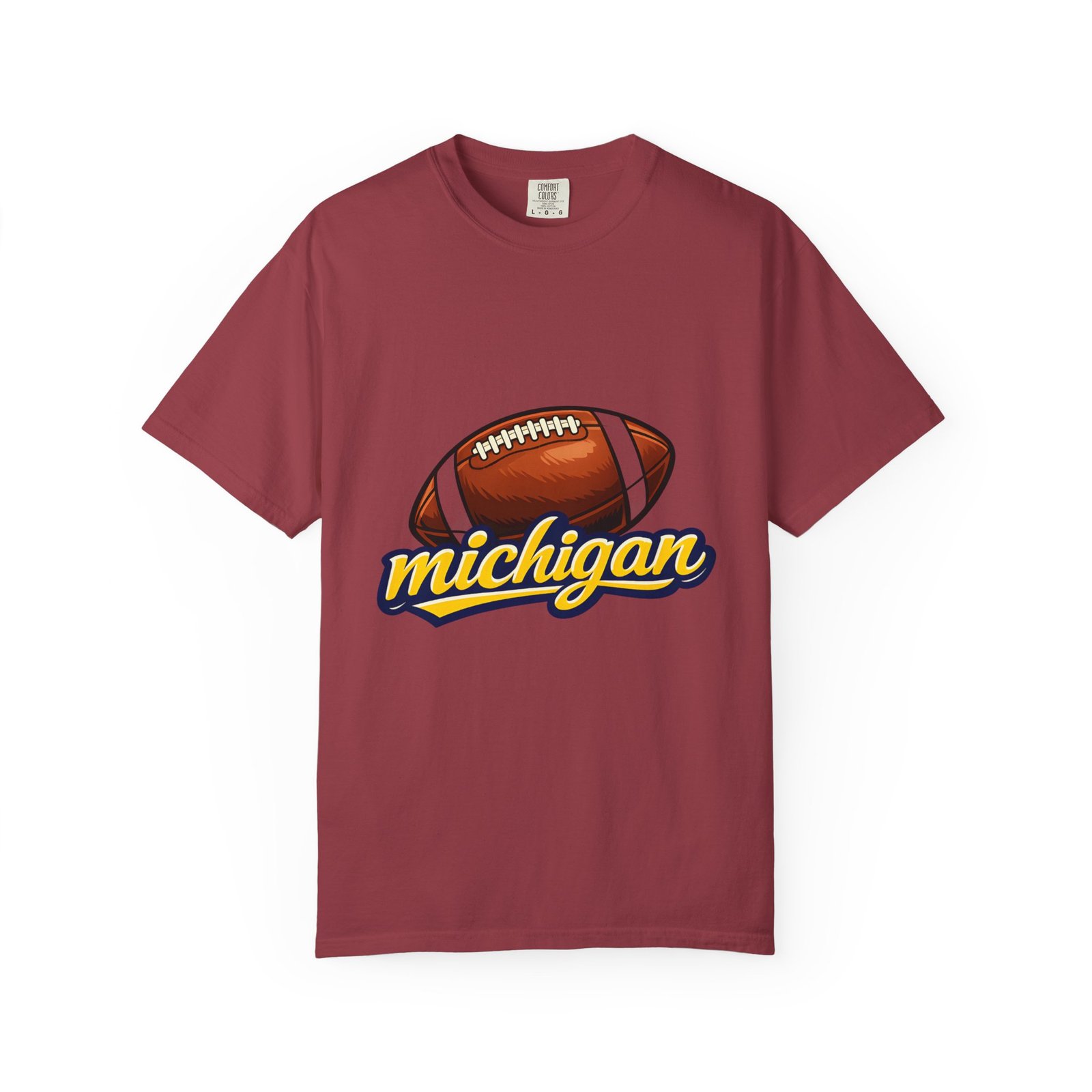 Michigan Football T-Shirt — Vintage Script Logo Tee - Image 53