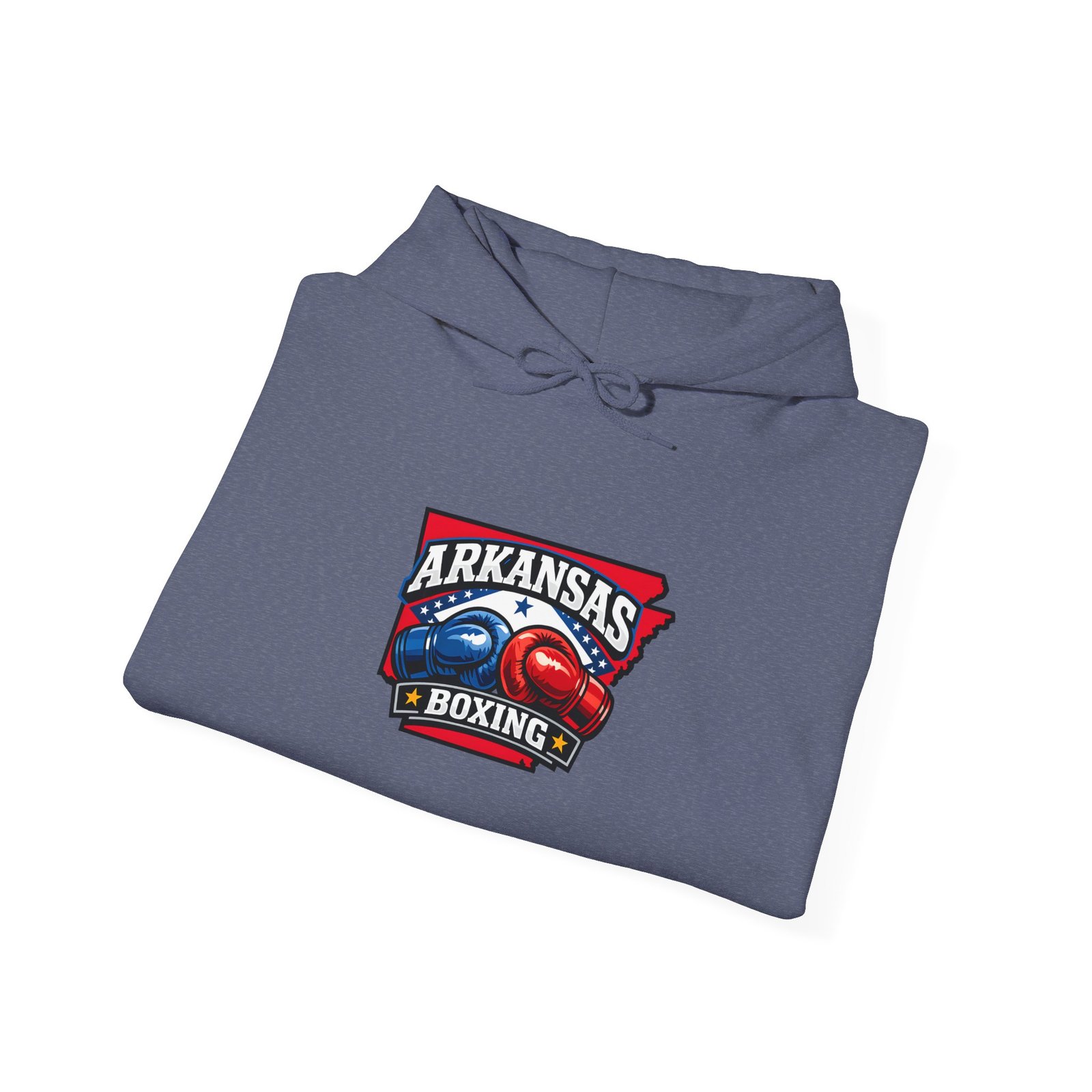 Arkansas Boxing Hoodie — State Pride Boxing Logo Pullover - Image 40