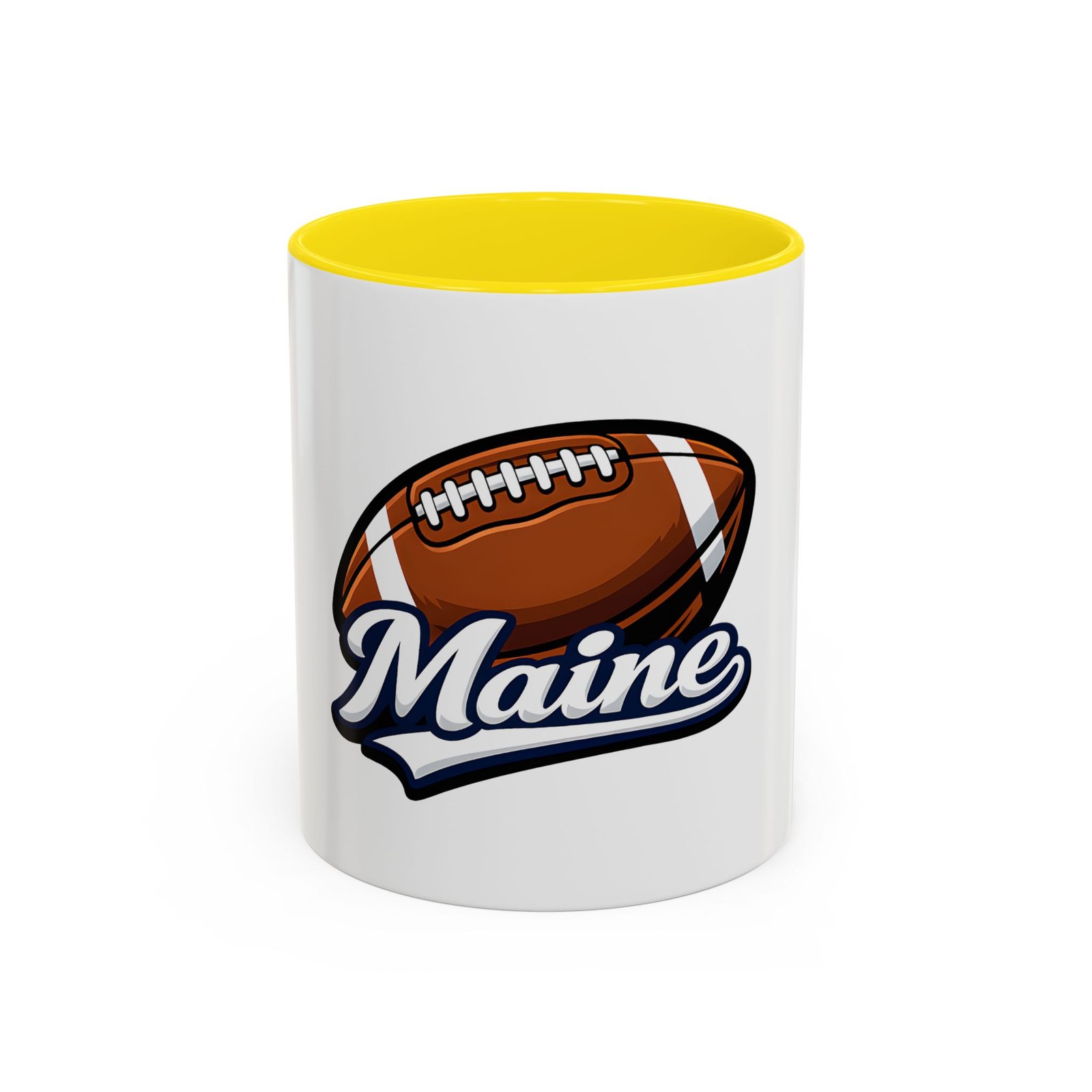 Maine Football Accent Coffee Mug – 11/15oz - Image 45