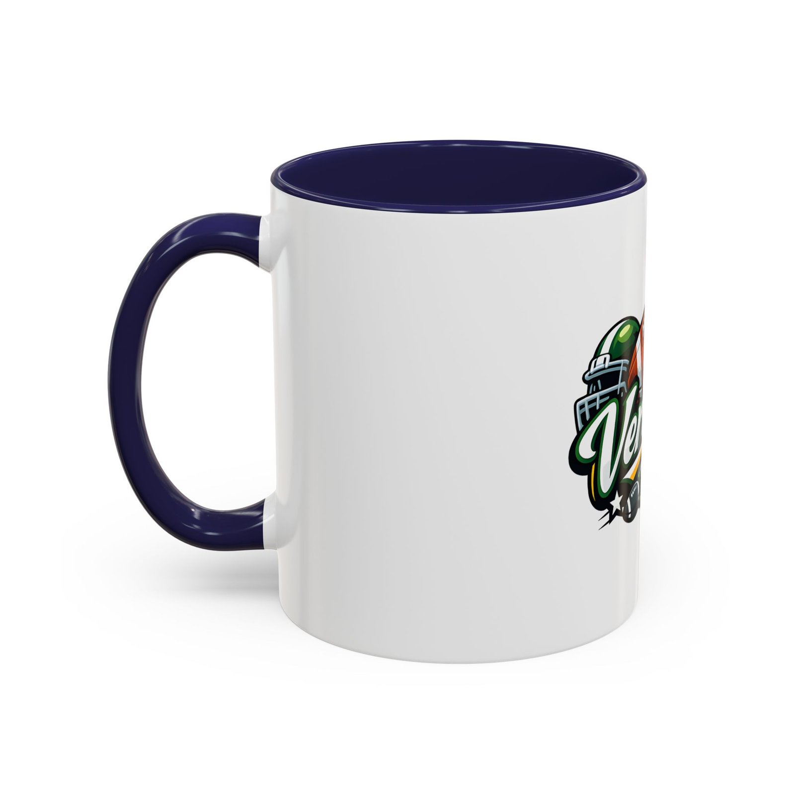 Vermont Football Coffee Mug — Accent 11/15oz - Image 7