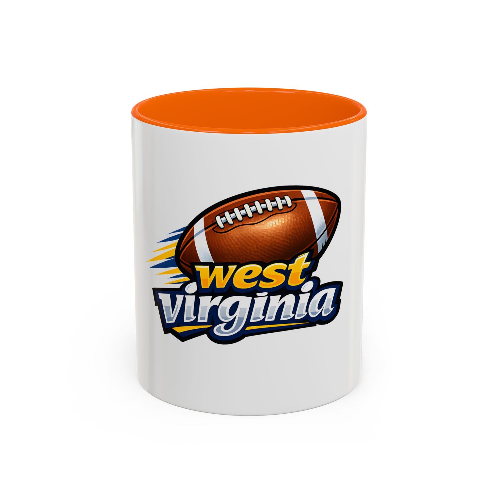 West Virginia Football Accent Coffee Mug (11/15oz) - Image 41
