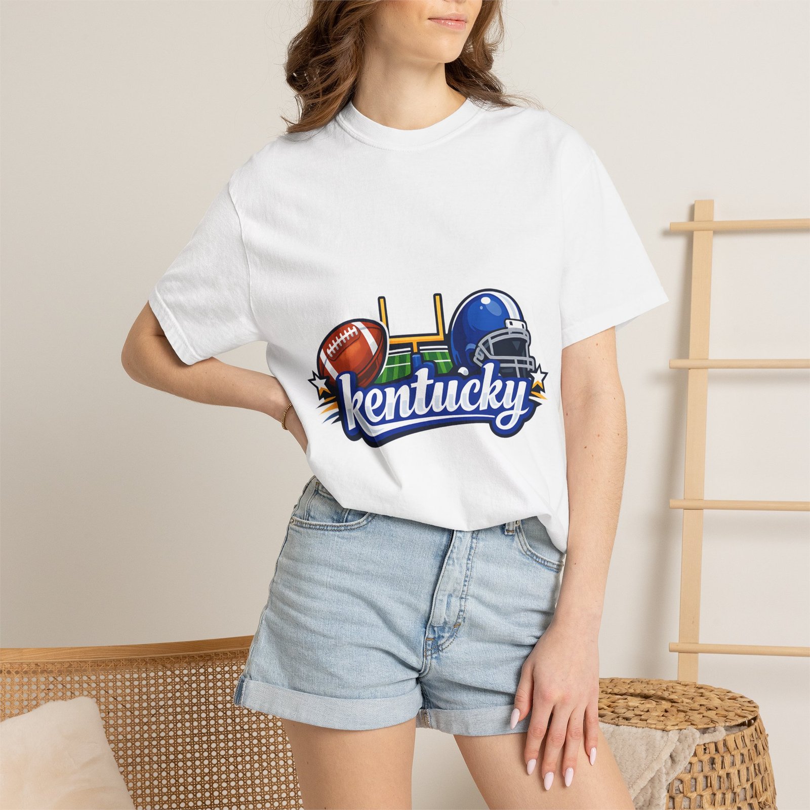 Kentucky Football Graphic T-Shirt — Helmet & Ball State Pride Tee - Image 29