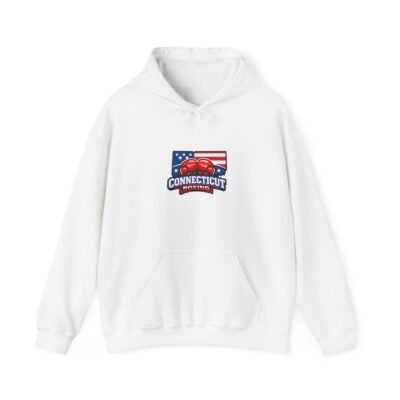Connecticut Tomato State Hoodie — USA Flag Farm Fresh Graphic