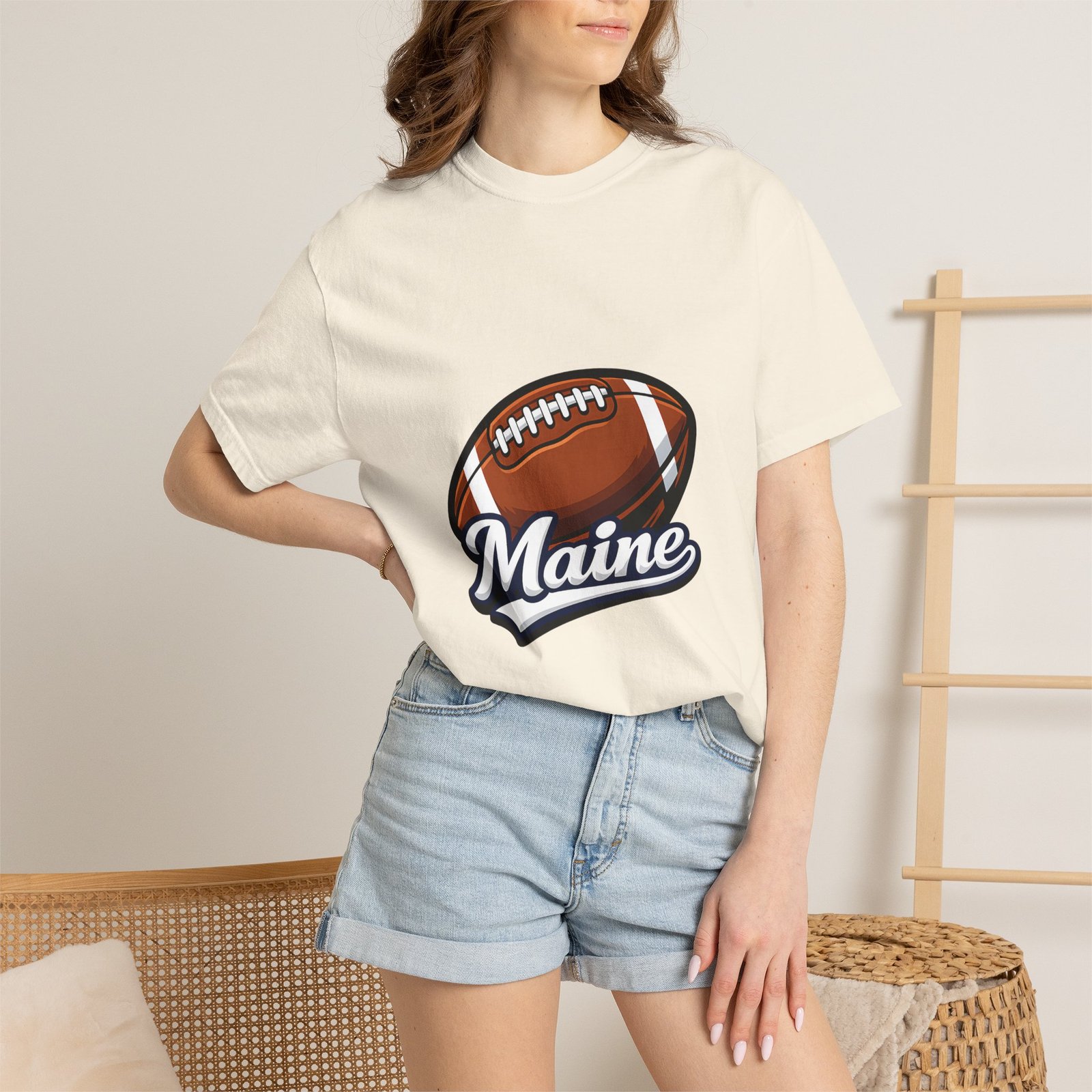 Maine Football T-Shirt — Vintage Football Graphic Tee - Image 20
