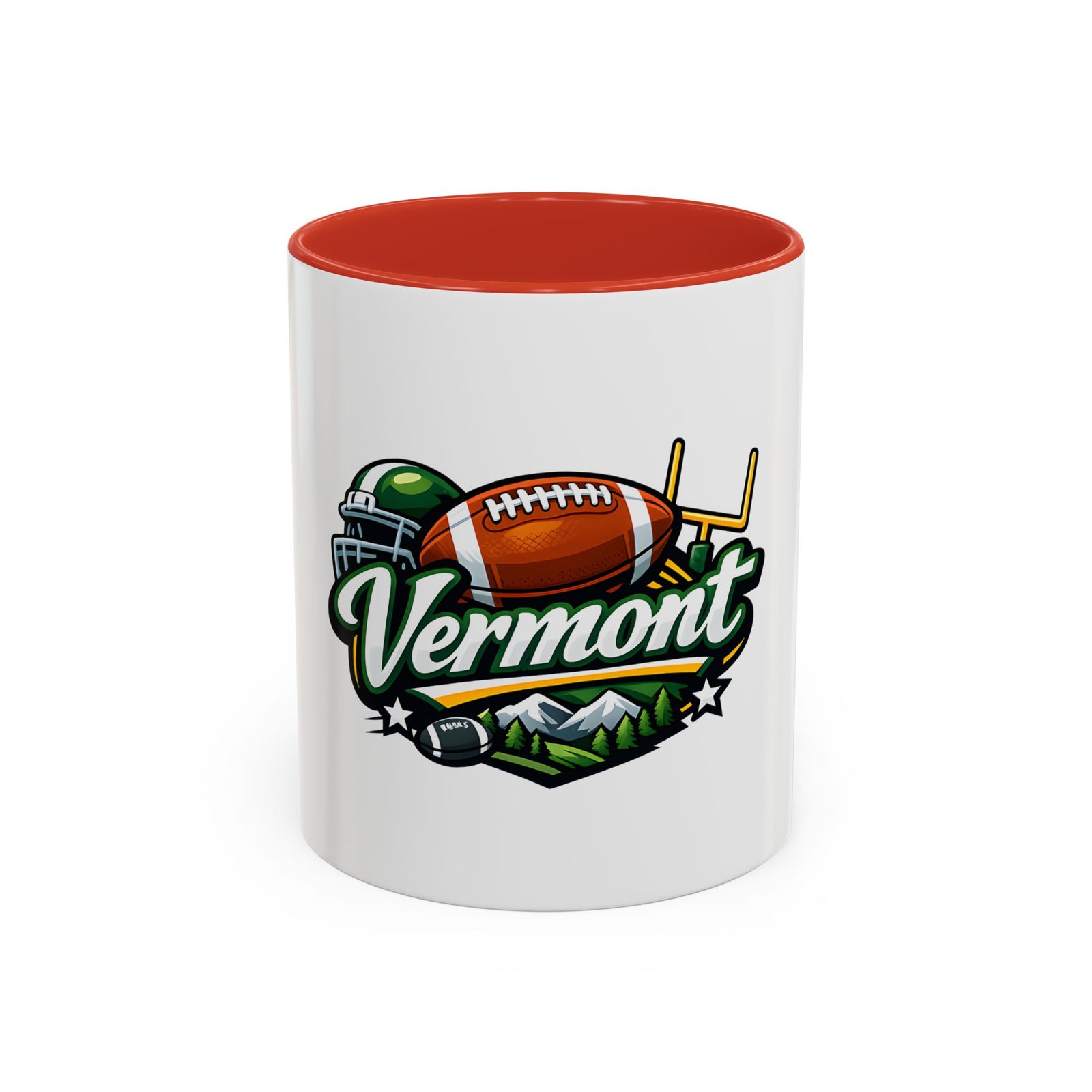 Vermont Football Coffee Mug — Accent 11/15oz - Image 13
