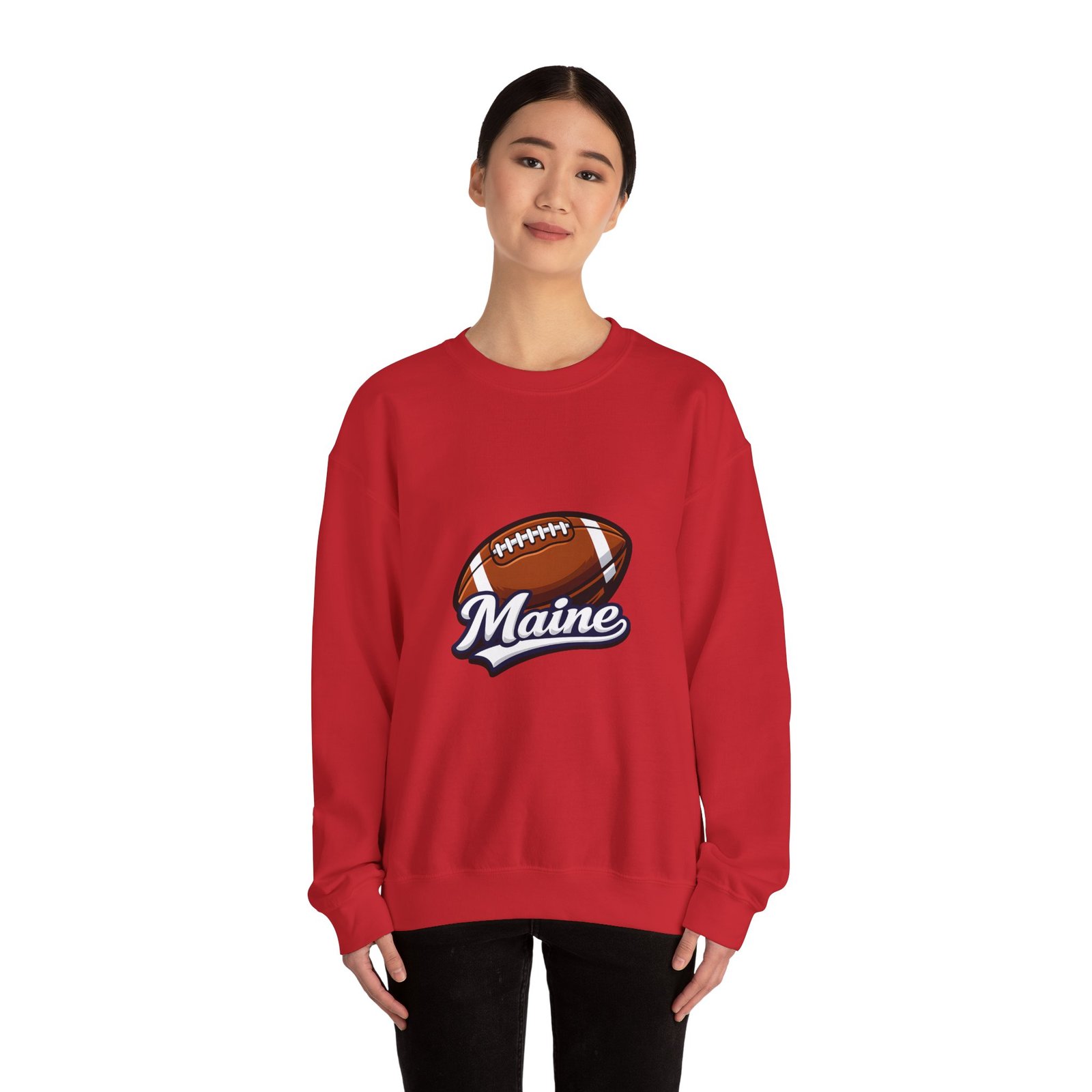 Maine Football Crewneck Sweatshirt - Image 48