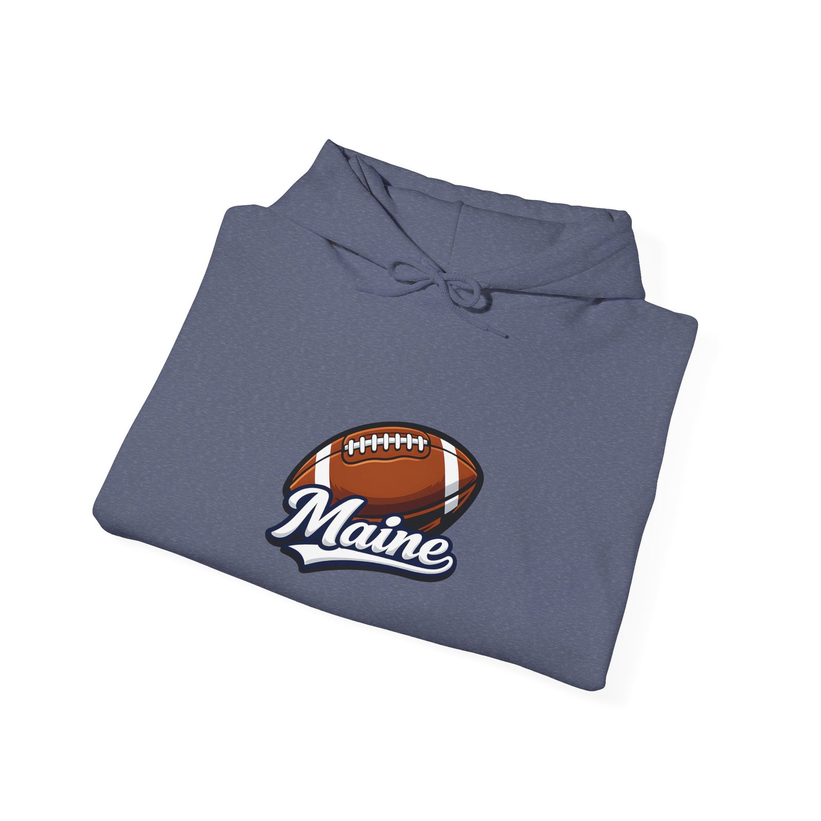 Maine Football Hoodie — Vintage Football Logo Pullover - Image 40