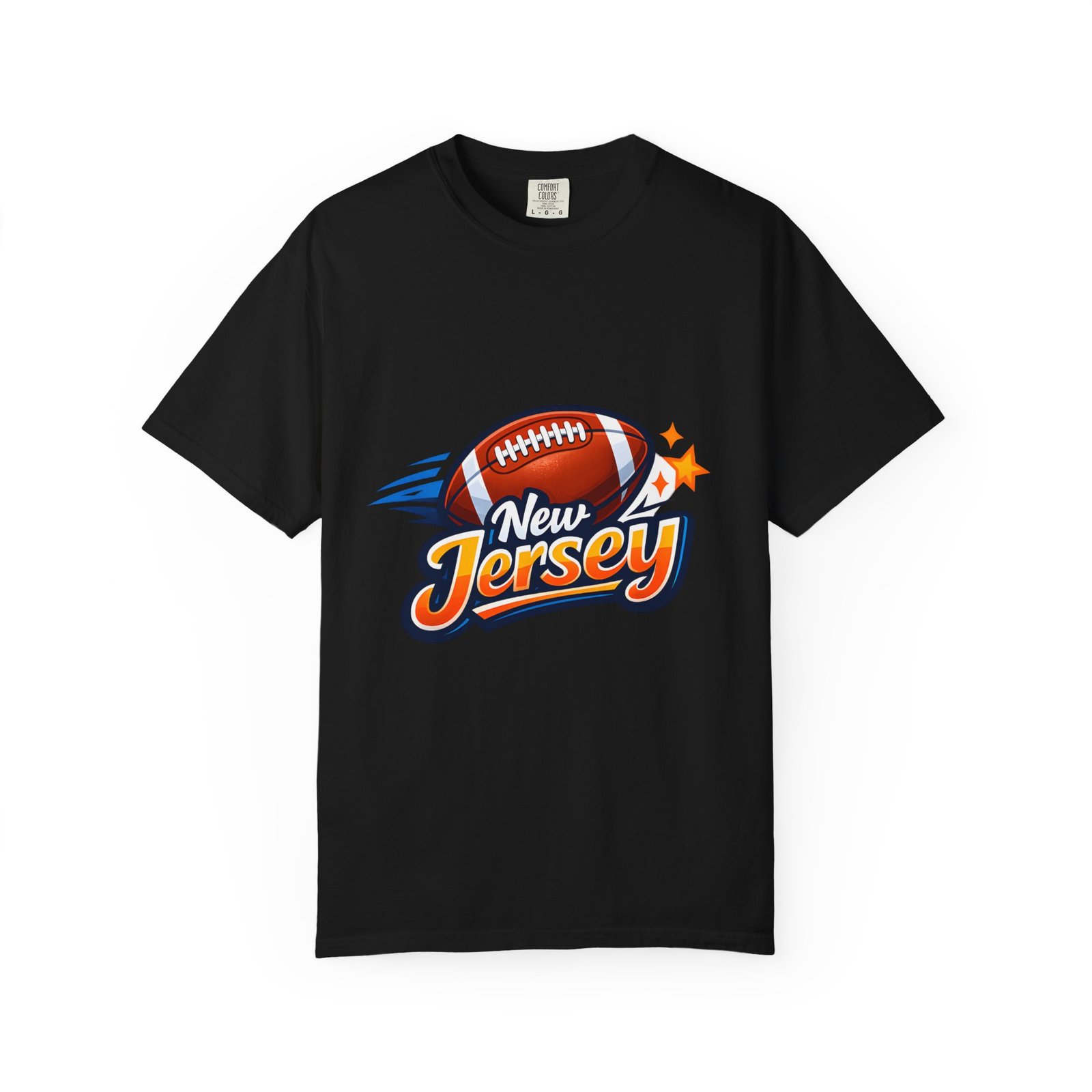 New Jersey Football T-Shirt — Vintage Football Graphic Tee - Image 49