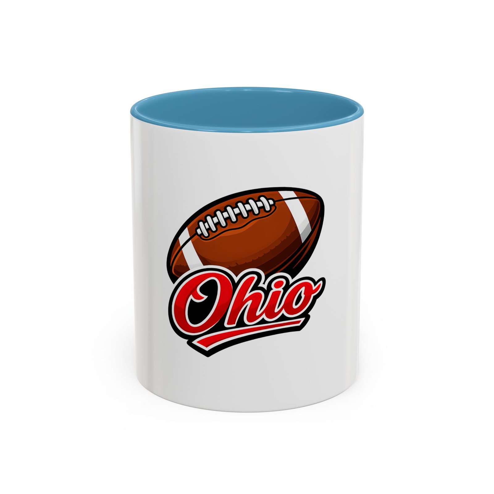 Ohio Football Accent Coffee Mug – 11/15oz Team Spirit Mug - Image 33