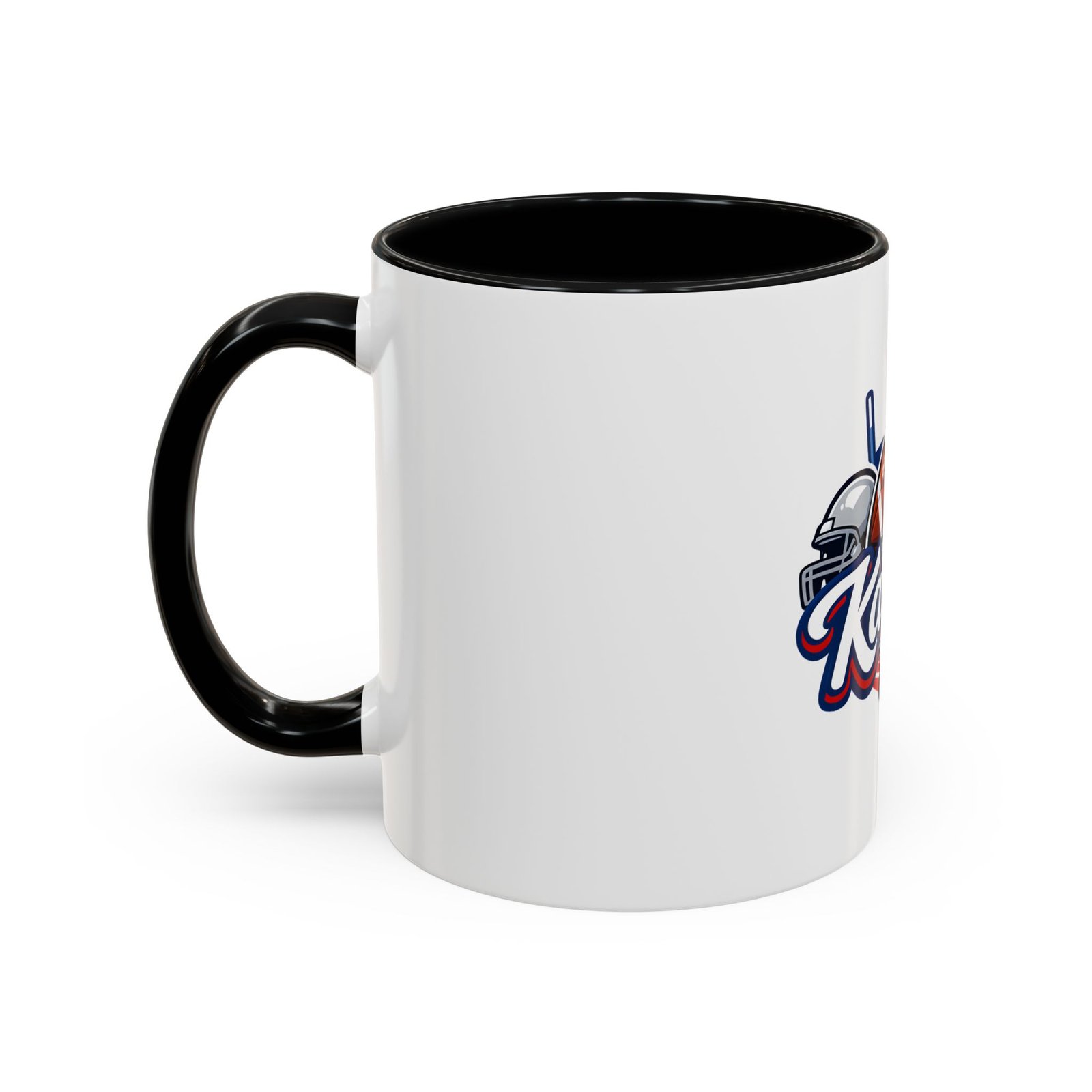 Kansas Football Coffee Mug — Accent 11/15oz - Image 3