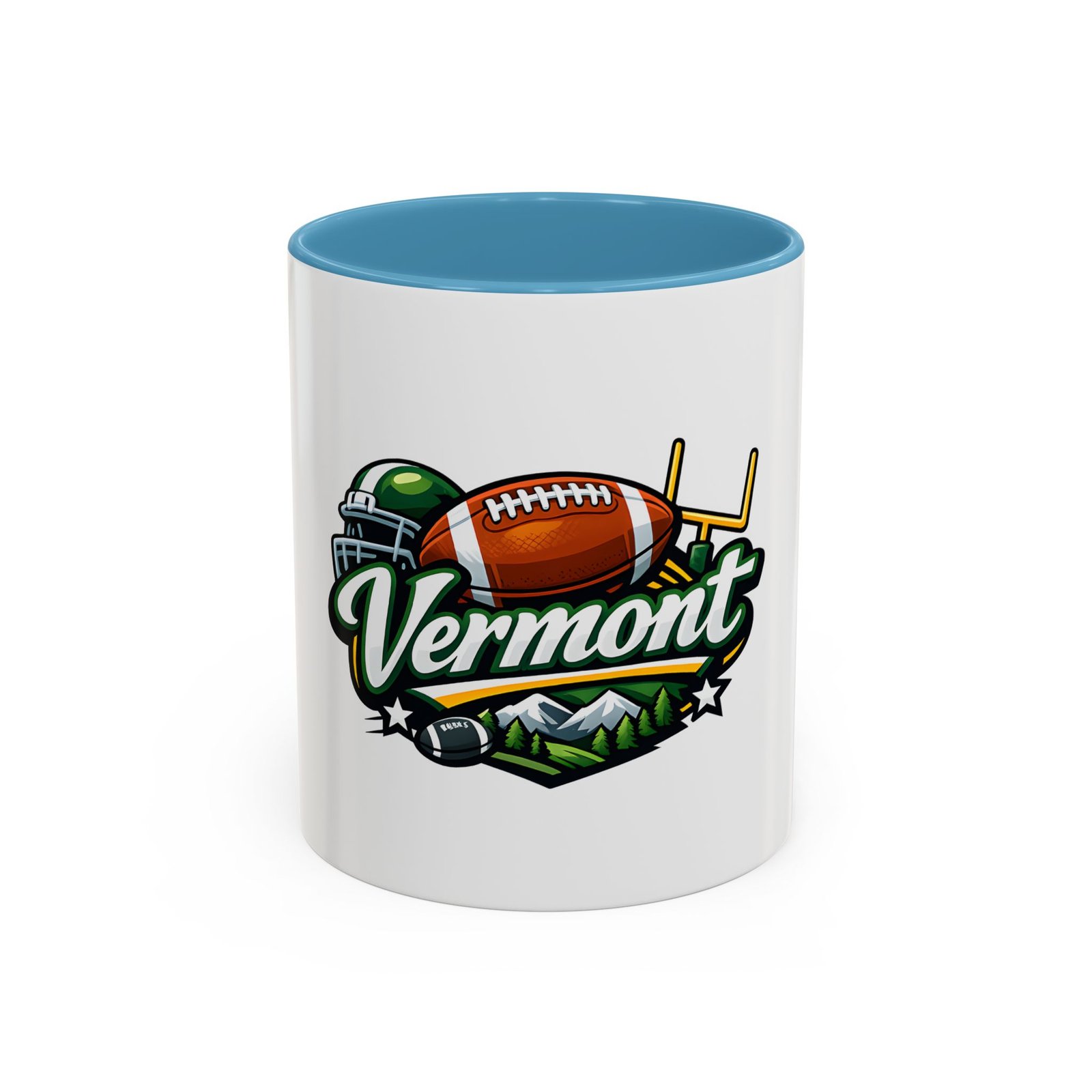 Vermont Football Coffee Mug — Accent 11/15oz - Image 33