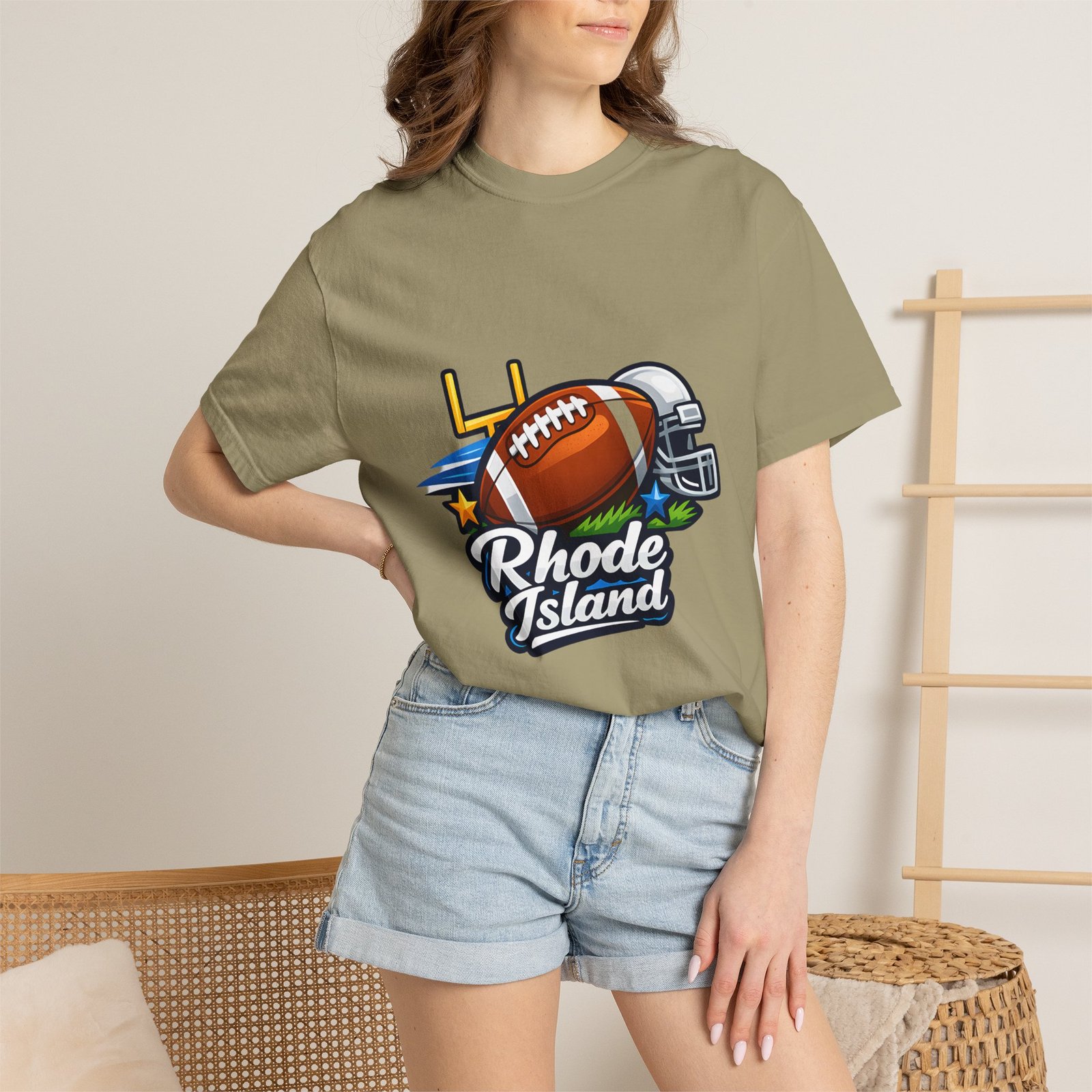 Rhode Island Football T-Shirt — State Pride Gridiron Tee - Image 24