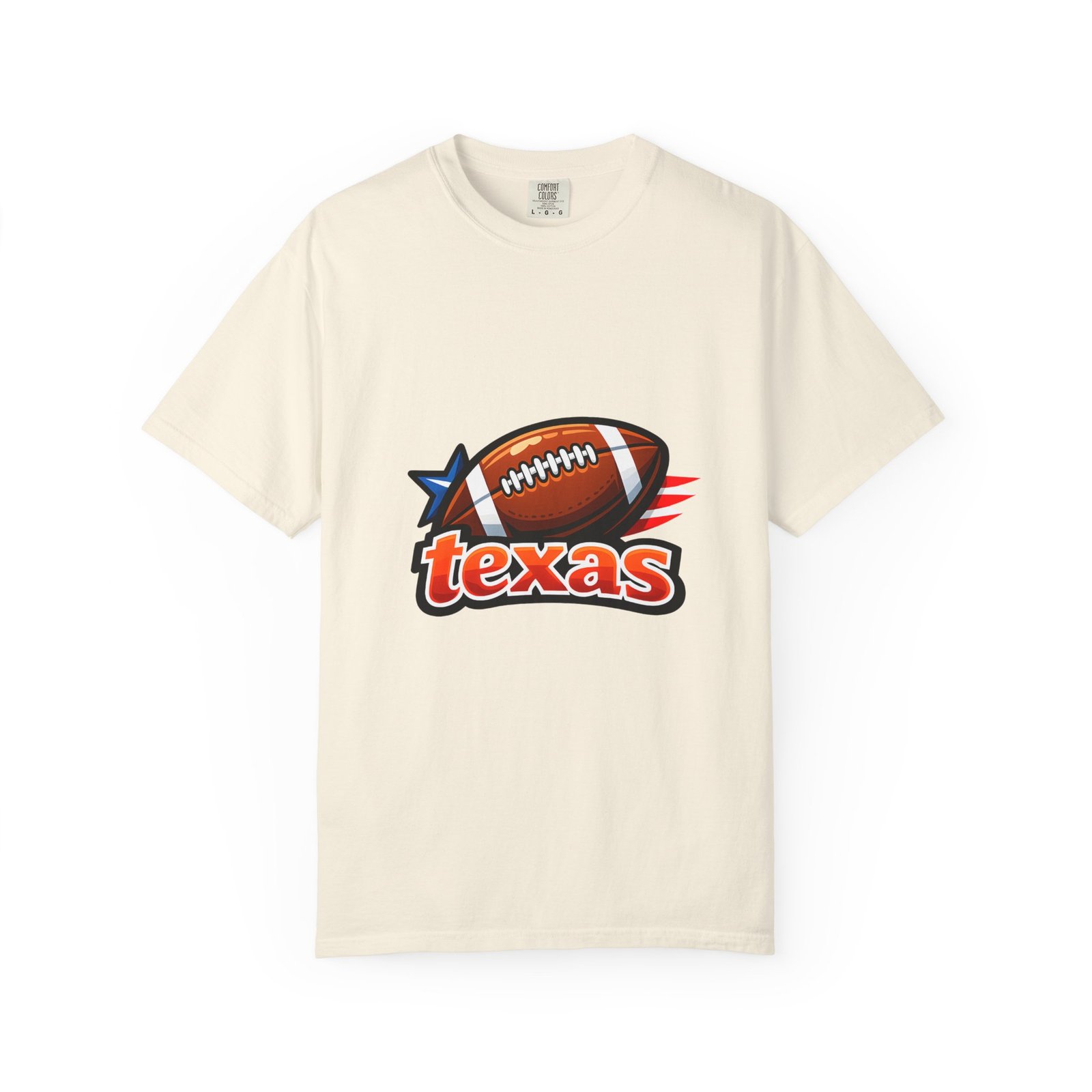 Texas Football T-Shirt — Retro Football & Lone Star Logo - Image 46