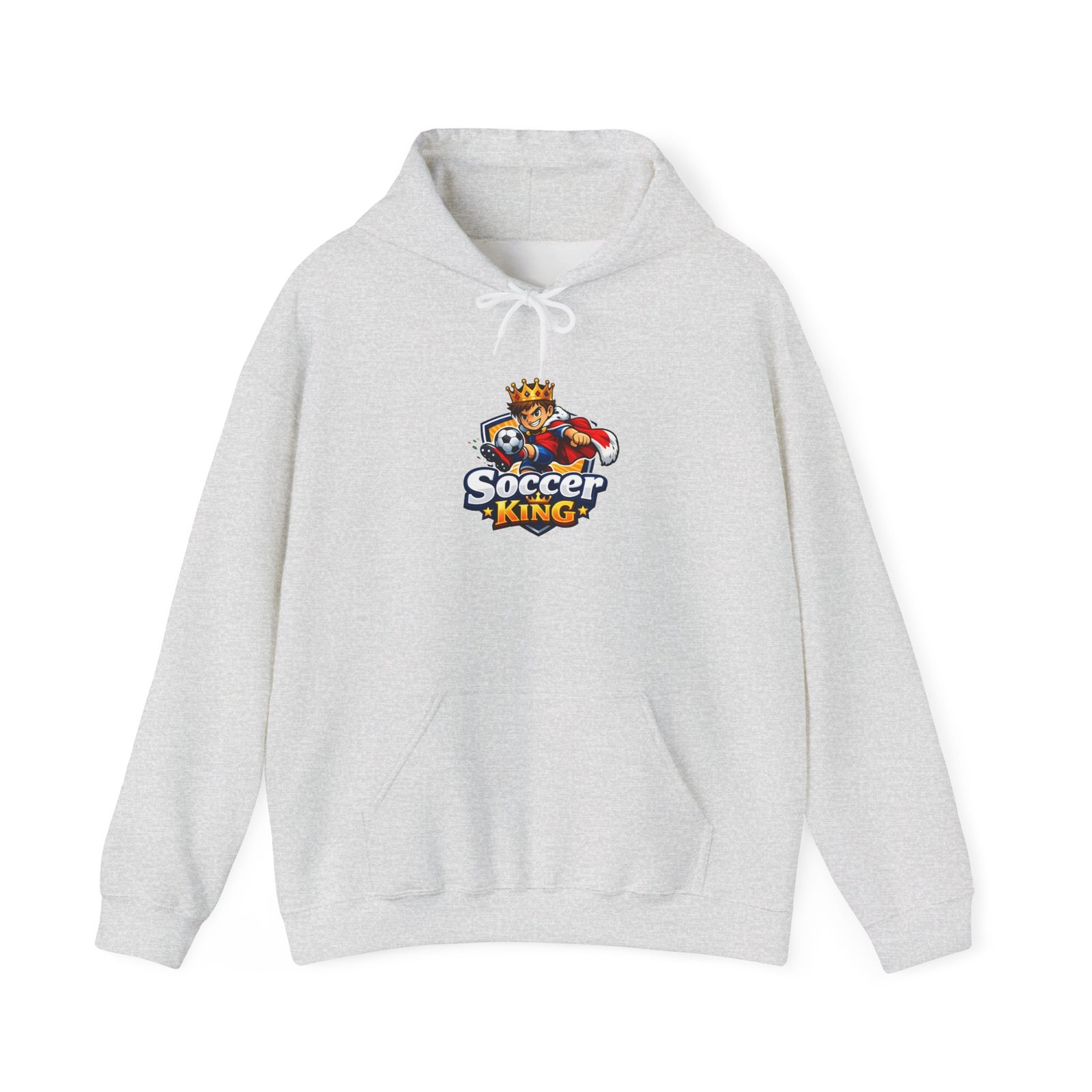 Soccer King Hoodie — Graphic Youth Soccer Crown Logo Pullover - Image 6