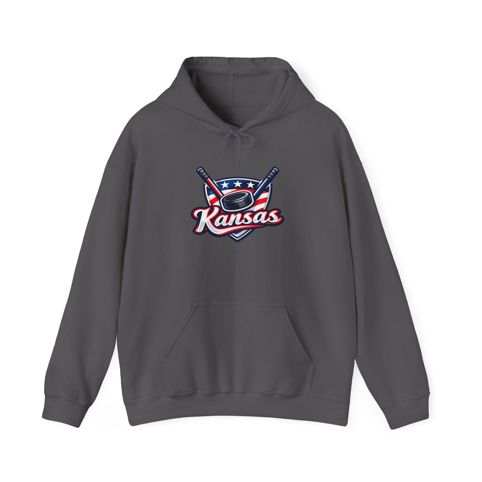 Kansas Baseball Hoodie – Retro Bat & Cap Logo Pullover - Image 17