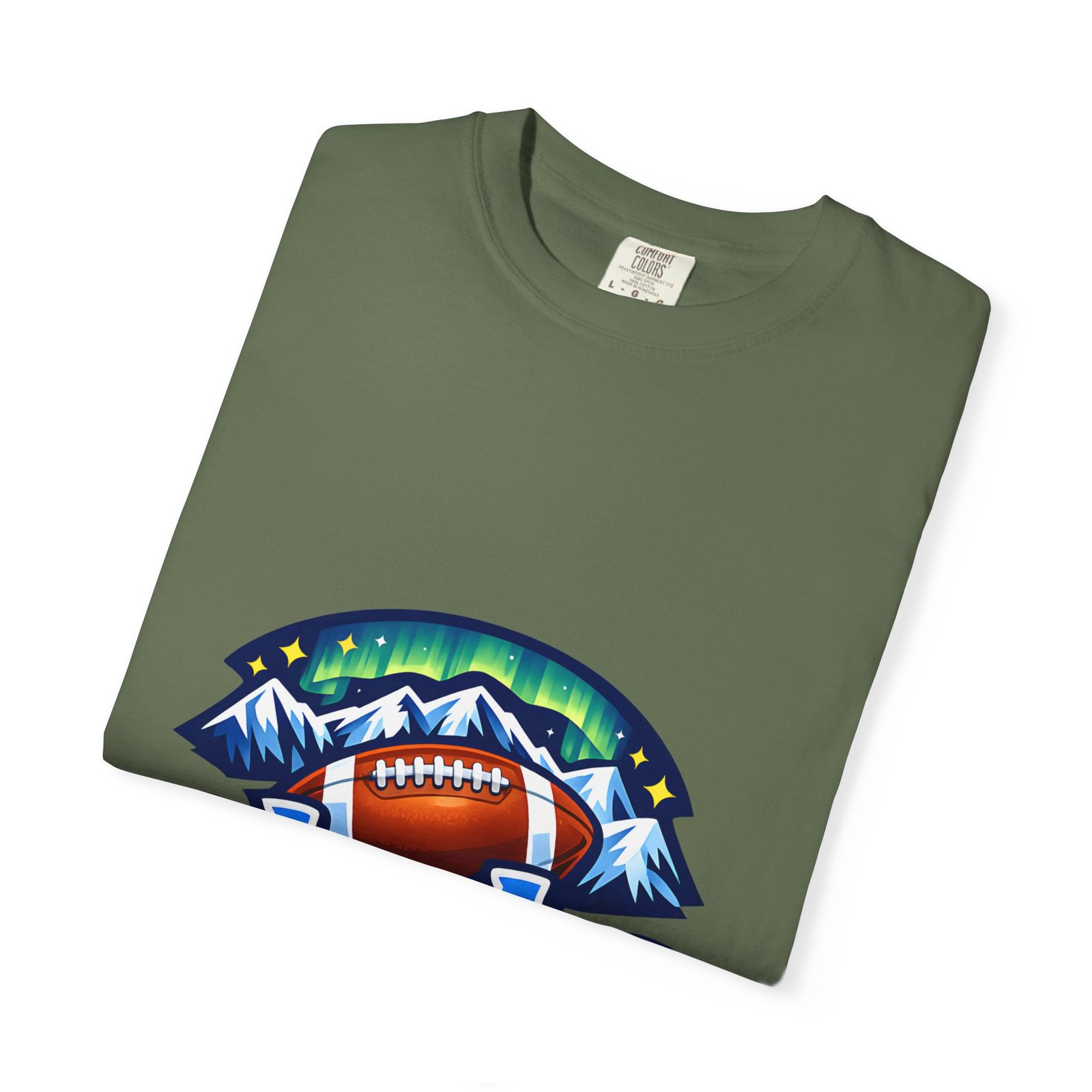 Alaska Football Bear Mountains T‑Shirt - Image 13