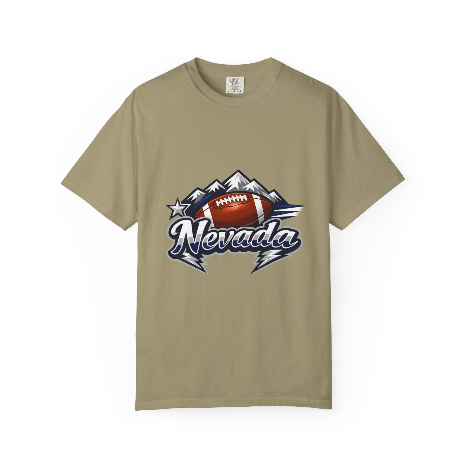 Nevada Football T-Shirt — Mountain Football Tee - Image 21