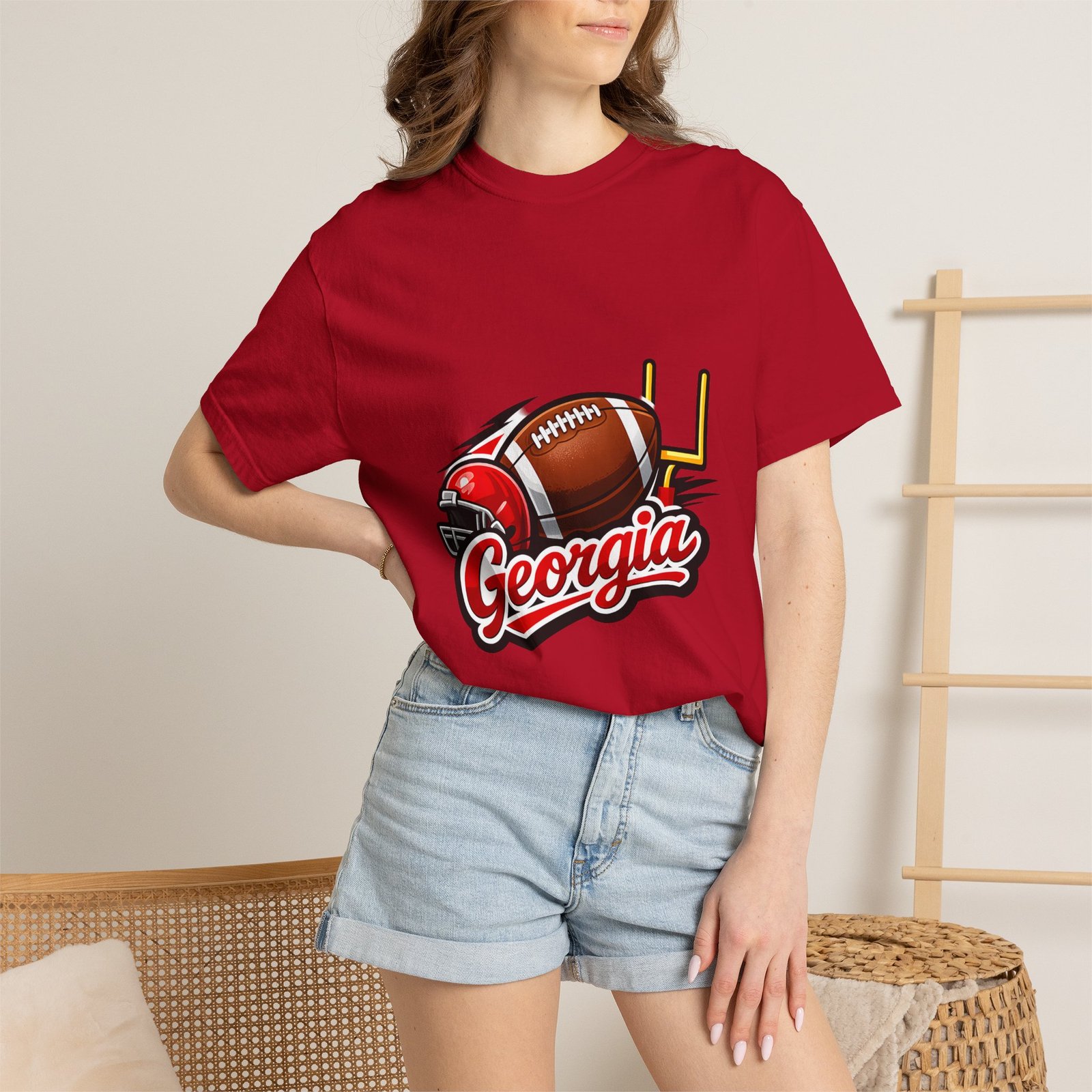 Georgia Football Helmet T-Shirt - Image 60