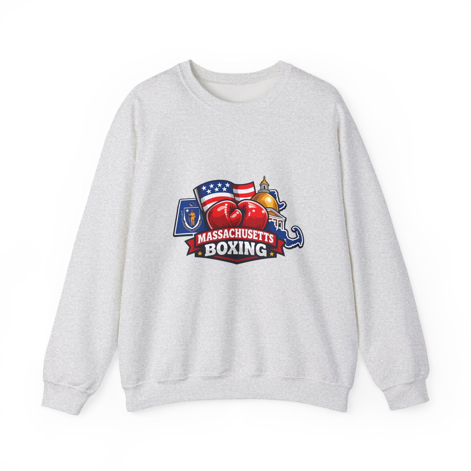 Massachusetts Boxing Crewneck Sweatshirt - Image 5